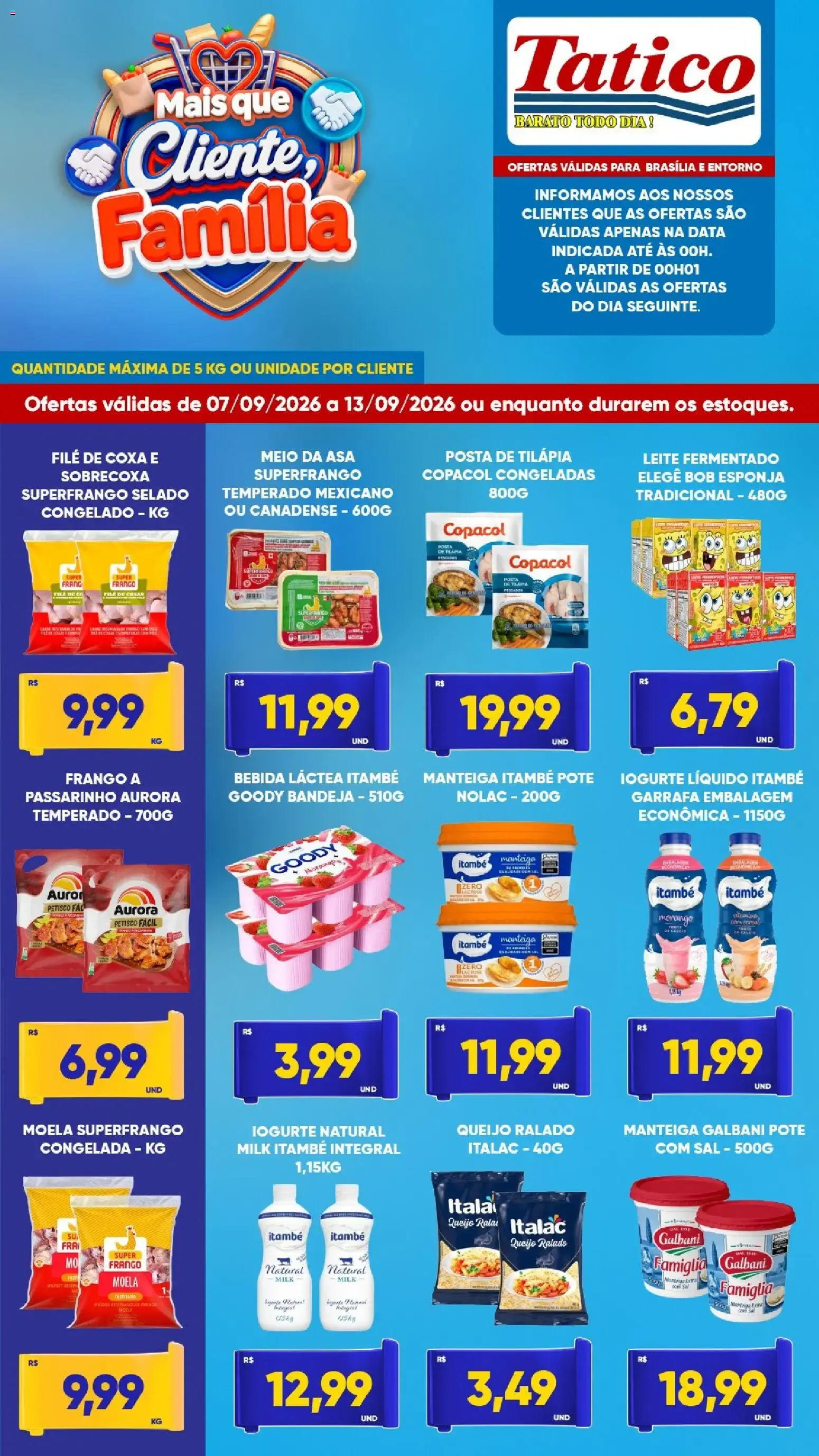 Encarte de Tatico - Ofertas da semana de 07/09/2026 | Promoções Online 7 de setembro até 13 de setembro 2026 - Pagina 1