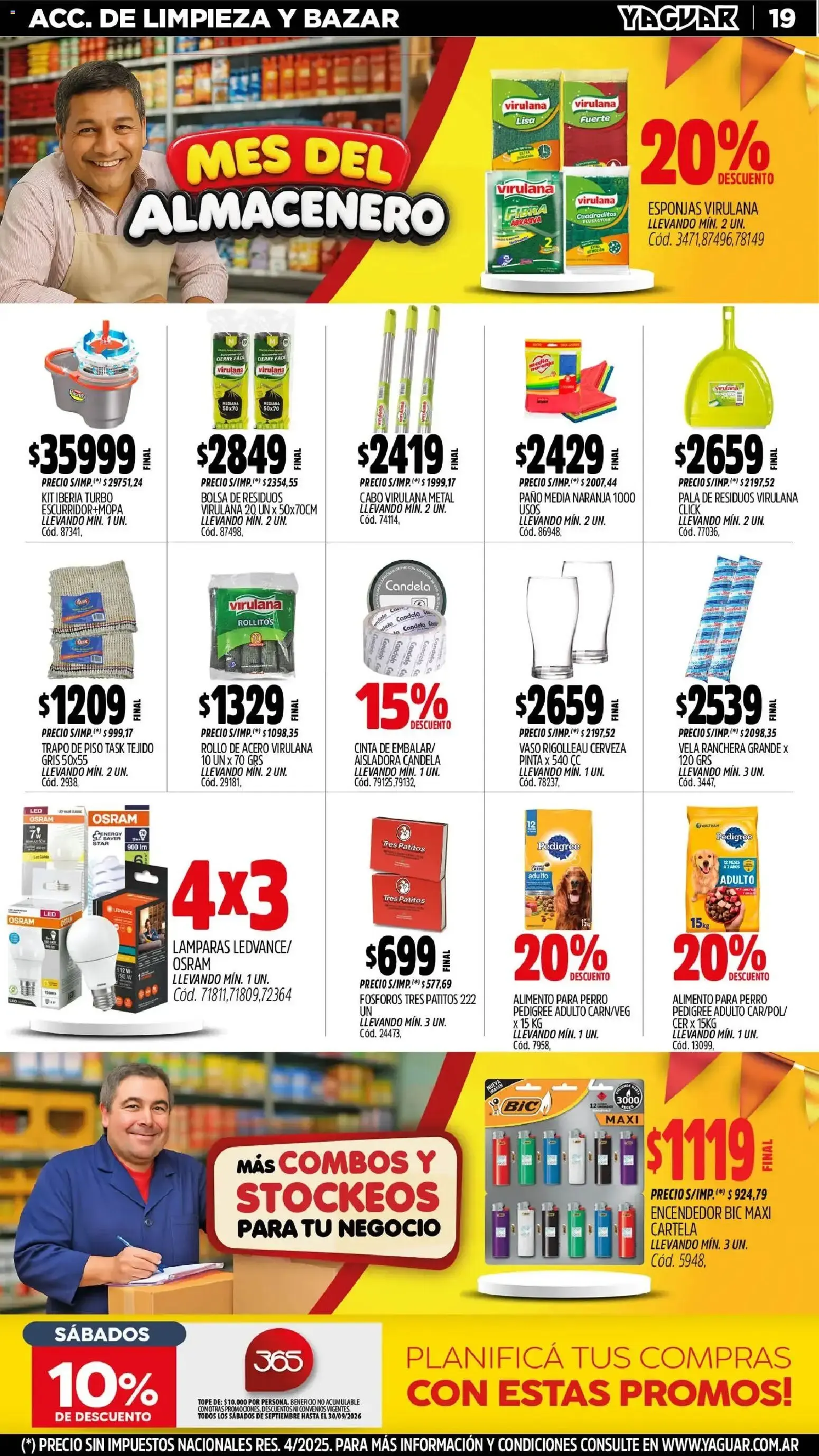 Ofertas de Mayorista Yaguar - Mes del Almacenero 31 de agosto al 6 de septiembre 2026 - Página 19 del catálogo