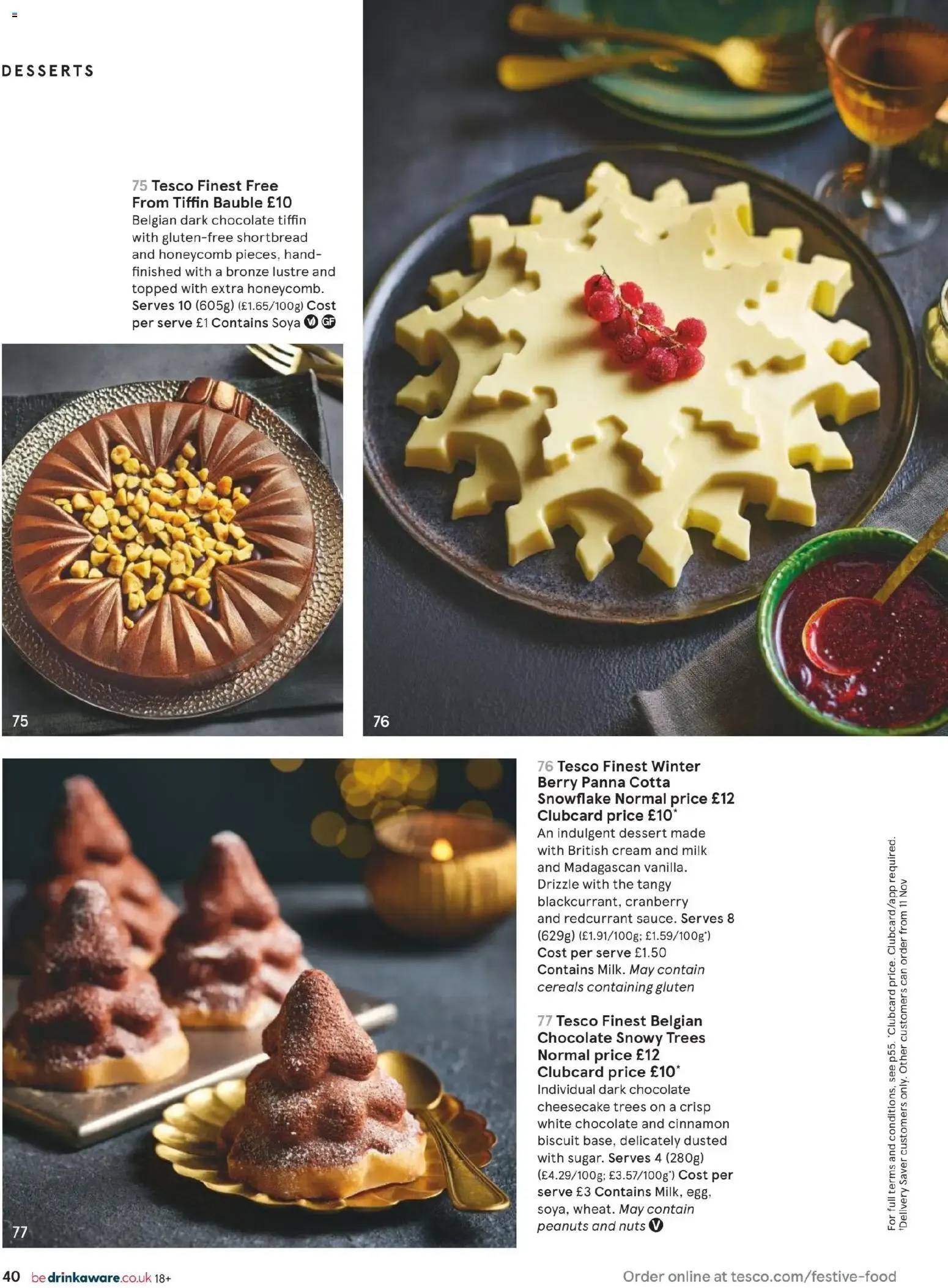 TESCO finest Festive Food to Order from 4 November to 31 December 2026 - Catalogue Page 40