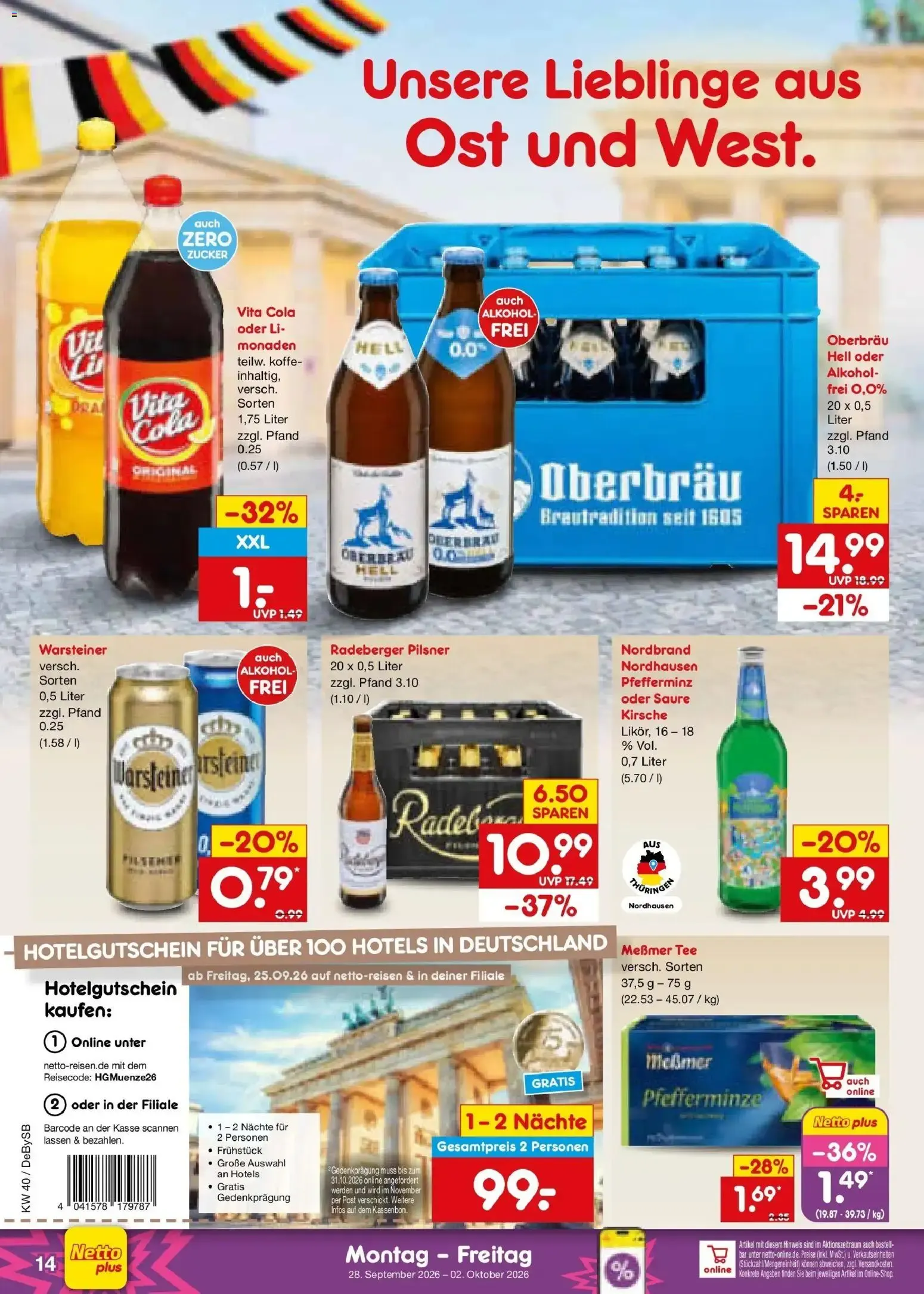 Netto Marken-Discount Prospekt (ab 28.09.2026) » Angebote von 28. September bis 2. Oktober 2026 - Prospekt seite 19