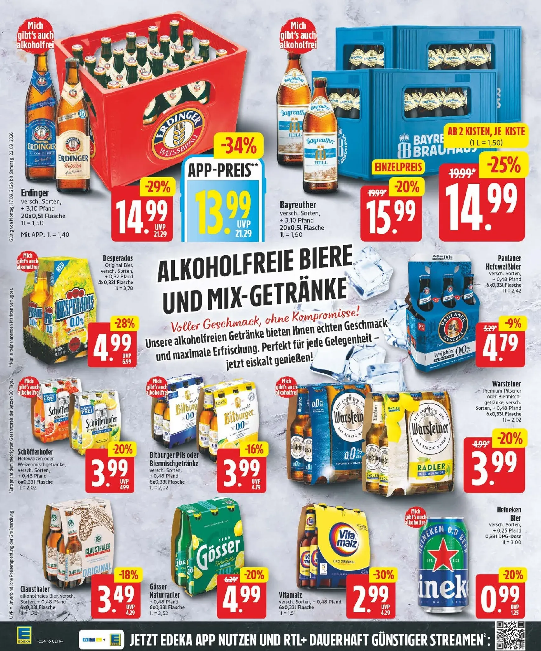 Edeka Prospekt nächste Woche – von Montag 17.08.2026 bis Samstag 22.08.2026 von 17. August bis 22. August 2026 - Prospekt seite 16