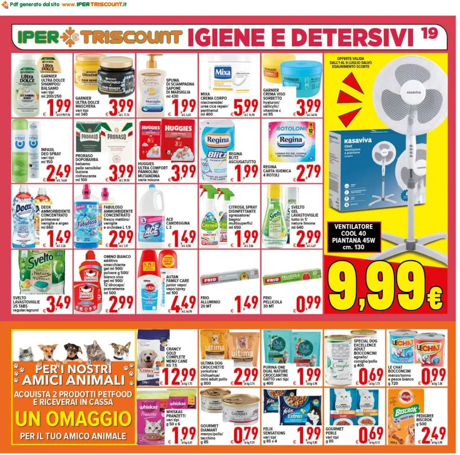 Iper Triscount Supermercati - Anniversario! Offerte valide dall'1 al 9 luglio 2026 da 1 luglio a 9 luglio di 2026 - Pagina del volantino 19