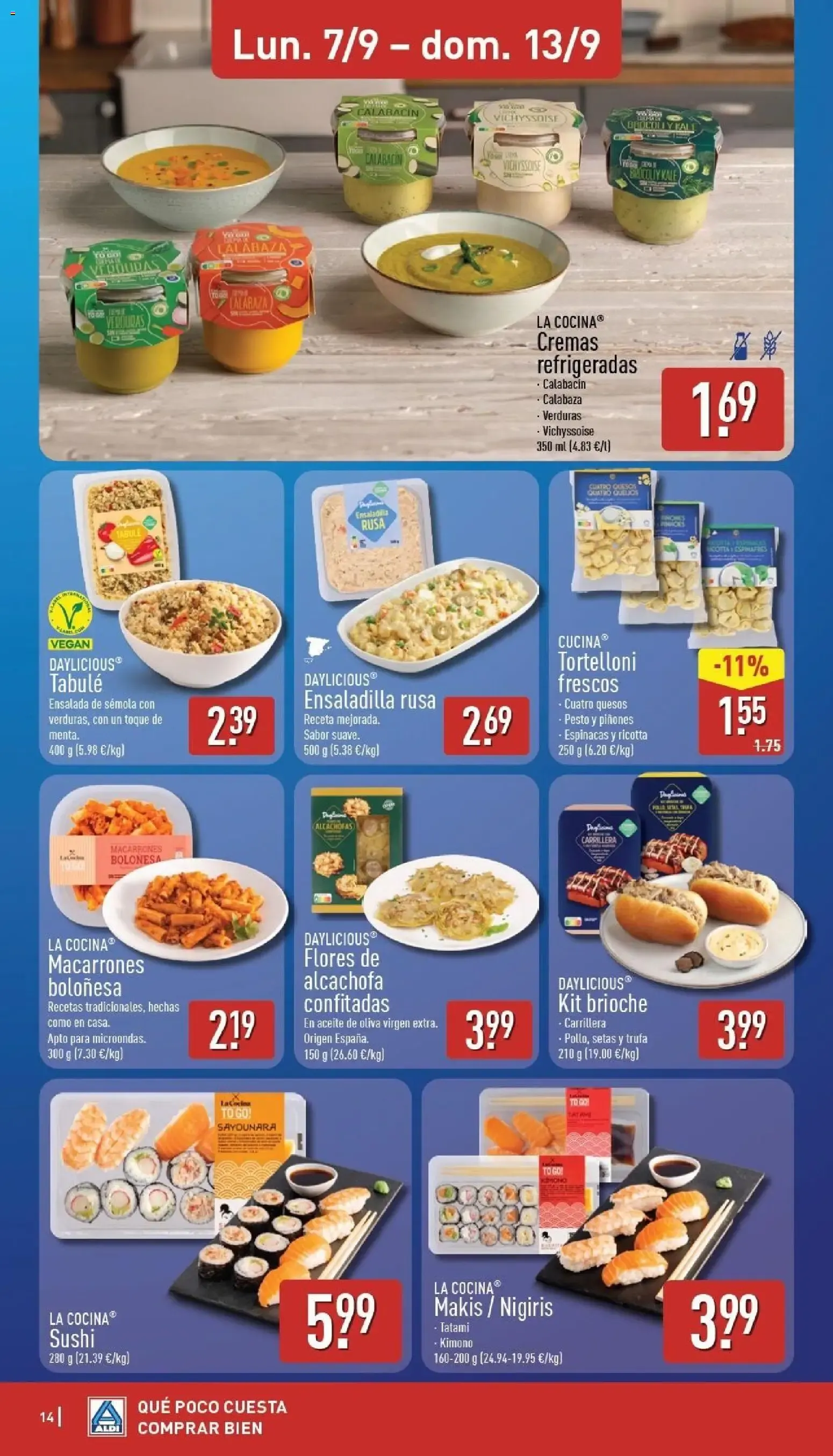 Catálogo de Aldi: Ahorra más de 2.400€ al año 7 de septiembre al 13 de septiembre 2026 - Página 14