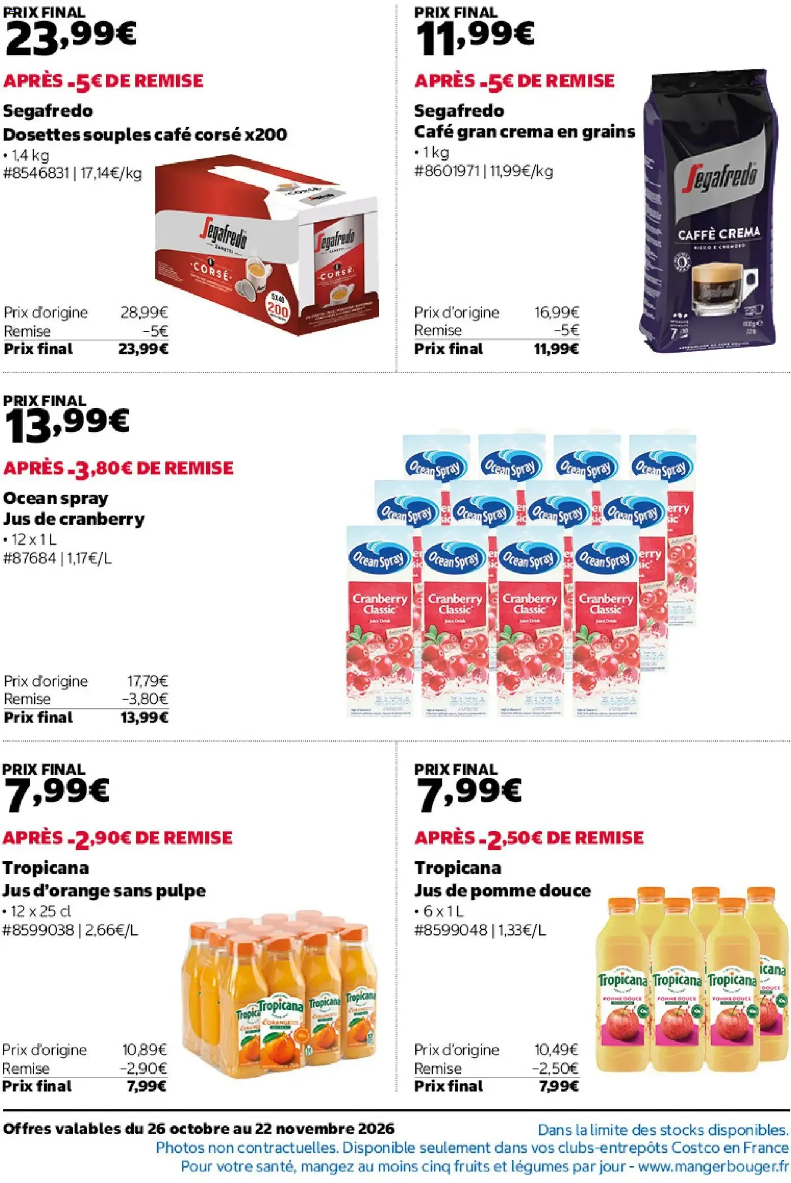 Costco catalogue à partir du 26/10/2026 - promo en ligne du 26 octobre au 22 novembre 2026 - Catalogue page 14