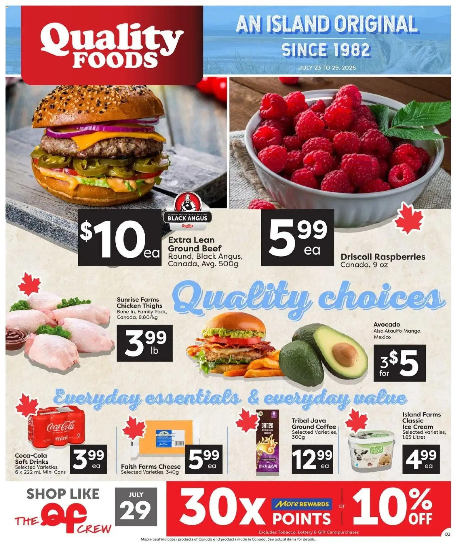 Quality Foods Weekly Flyer from July 23 to July 29 2026 - flyer page 1