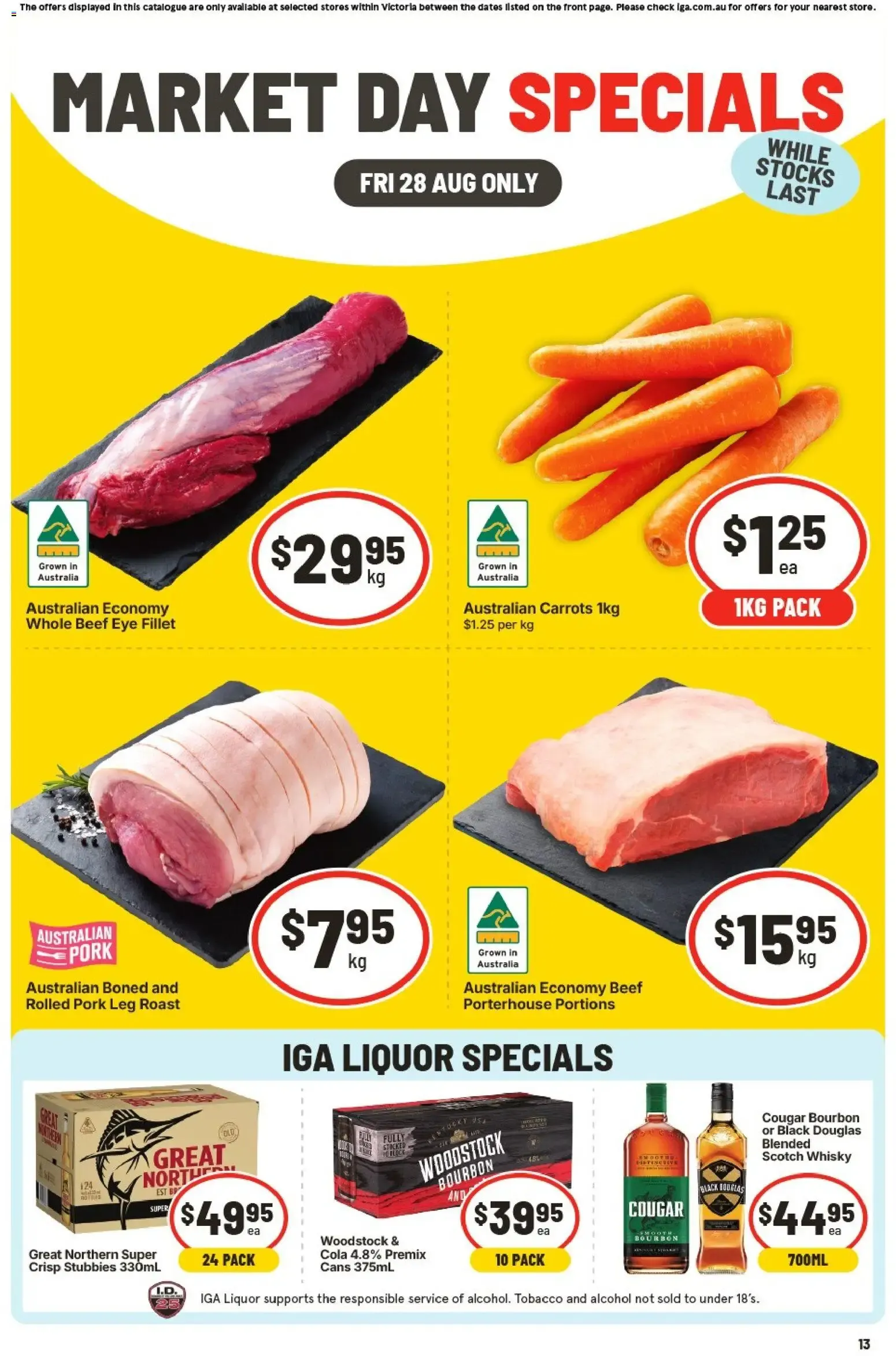 IGA Market Day Specials - Catalogue valid from 28 August to 28 August 2026 - page 1