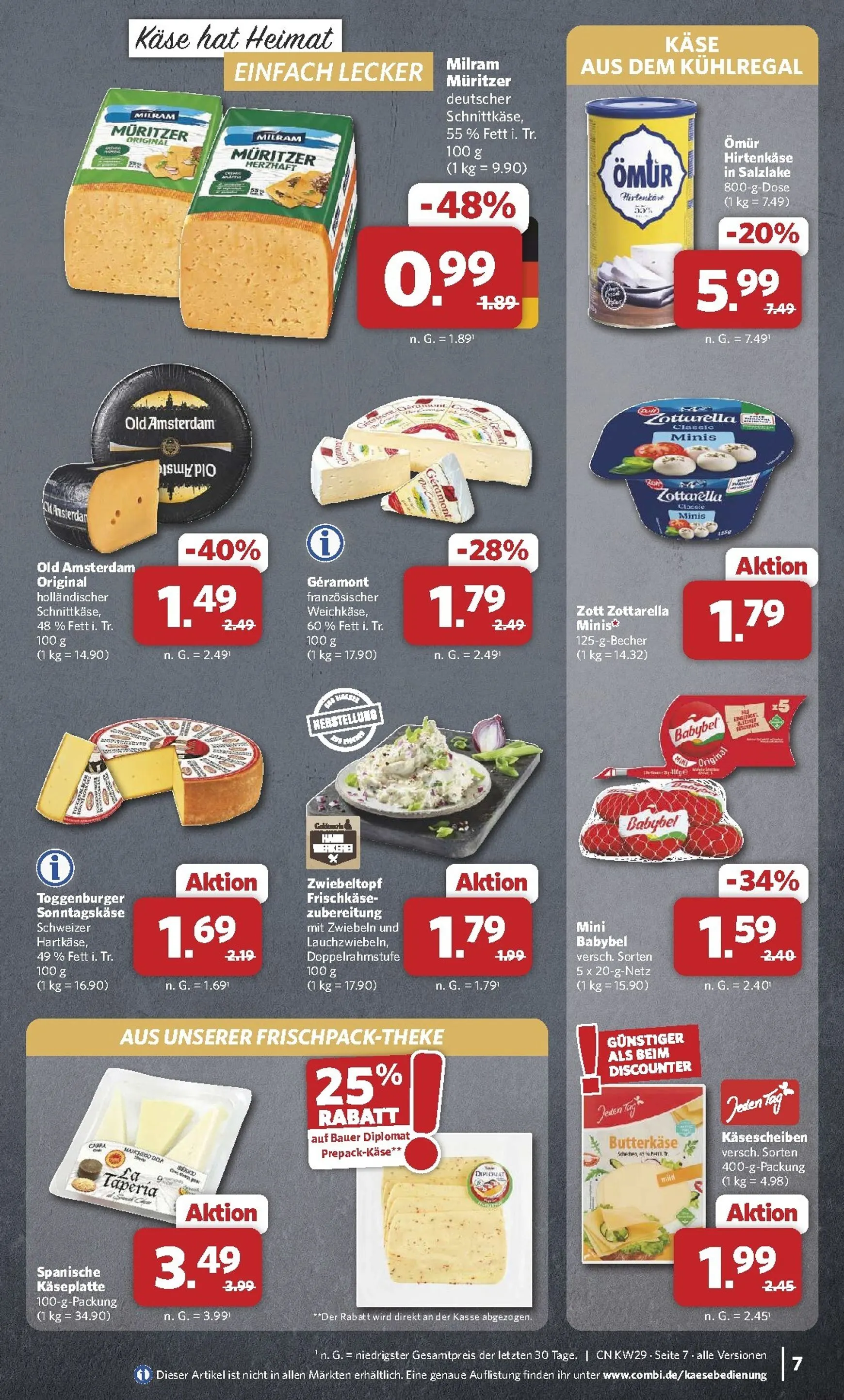 Combi Prospekt – von Montag 13.07.2026 bis Samstag 18.07.2026 von 13. Juli bis 18. Juli 2026 - Prospekt seite 7