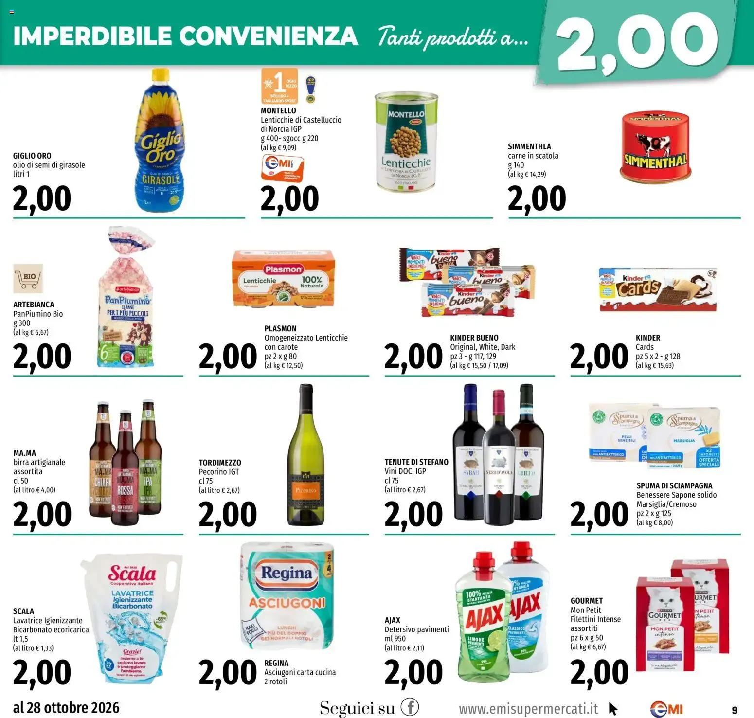 EMI volantino dal 15/10/2026 - online Offerte da 15 ottobre a 28 ottobre di 2026 - Pagina del volantino 9