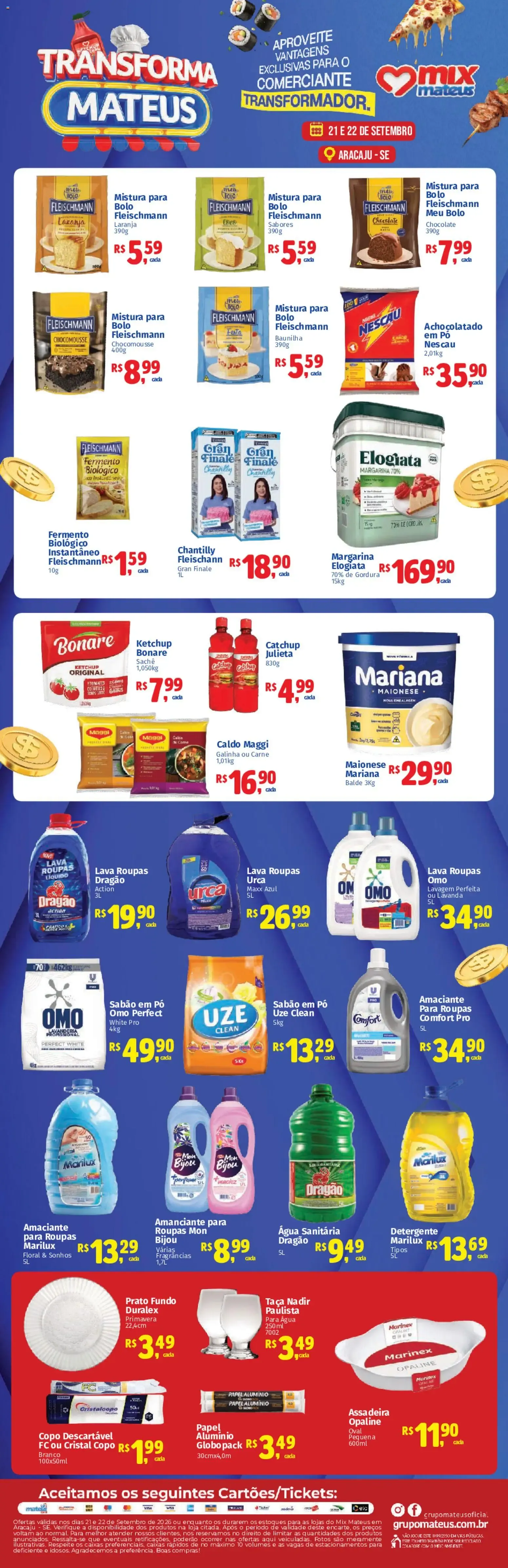 Encarte de Mateus ofertas Transforma mateus de 21/09/2026 | Promoções Online 21 de setembro até 22 de setembro 2026 - Pagina 1