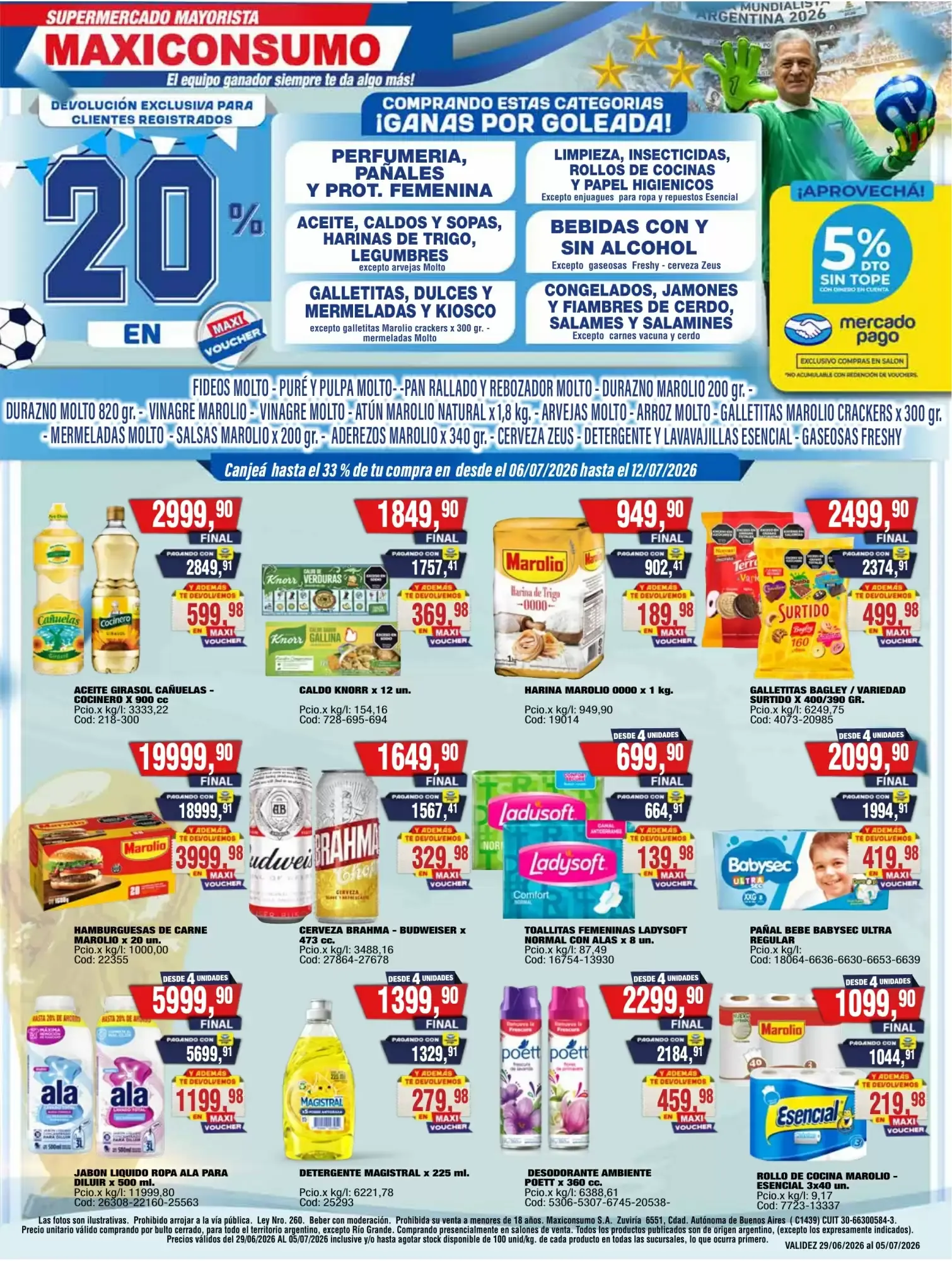 Ofertas de Revista Maxiconsumo semana 27 29 de junio al 5 de julio 2026 - Página 1 del catálogo