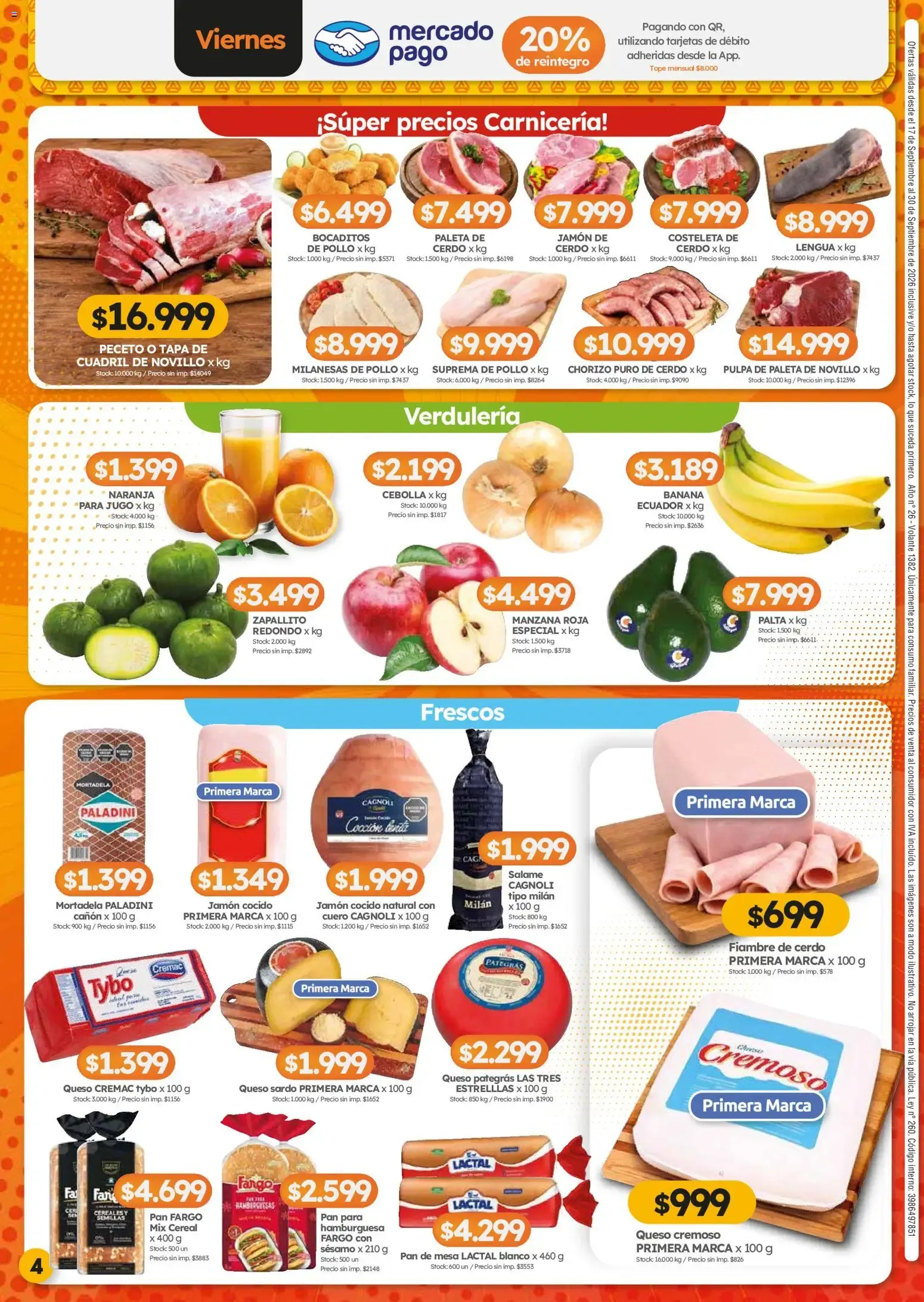 Ofertas de Cordiez Ofertas || del 17/09/2026 - 30/09/2026 || Catálogo 17 de septiembre al 30 de septiembre 2026 - Página 4 del catálogo