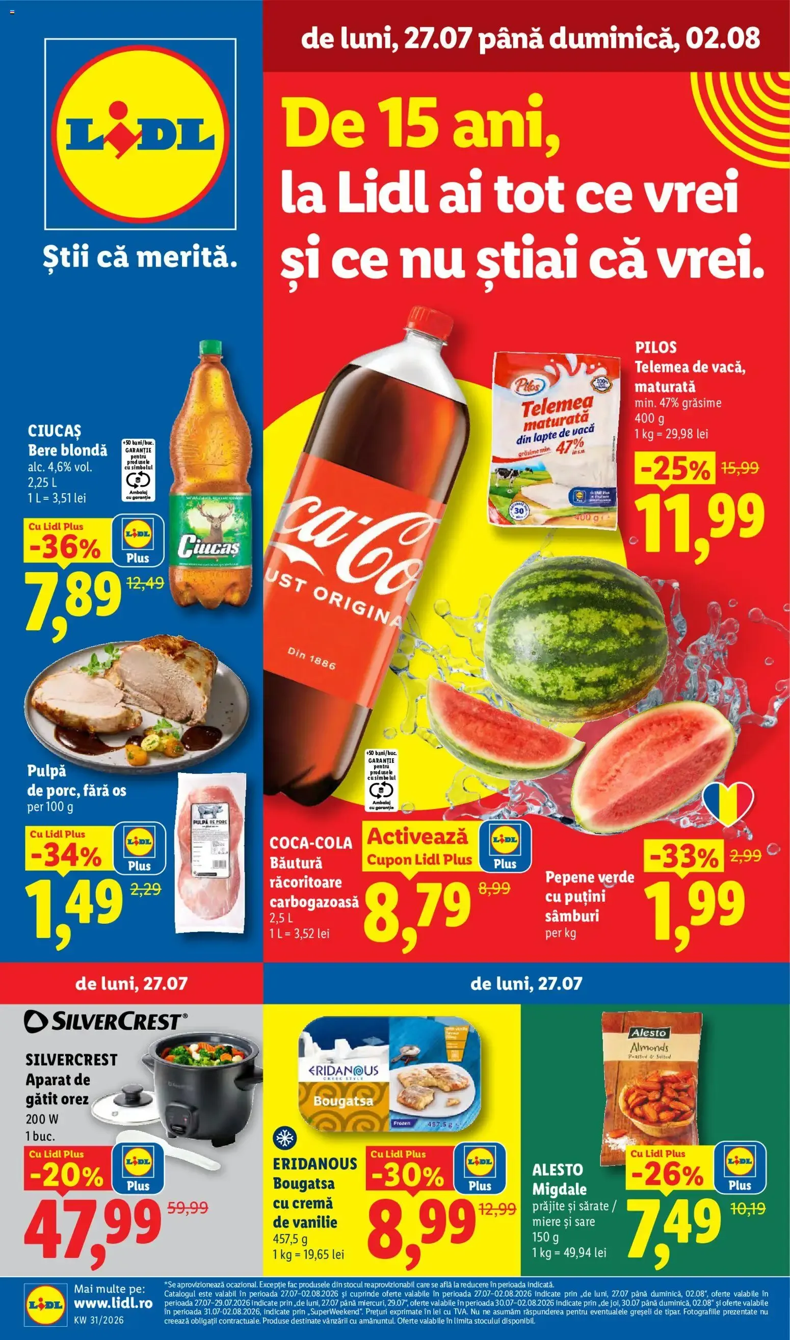 Catalog Catalog LIDL 27.07.2026 - Oferta și Revista online de la 27 iulie până la 2 august 2026 - Revista Pagina 1