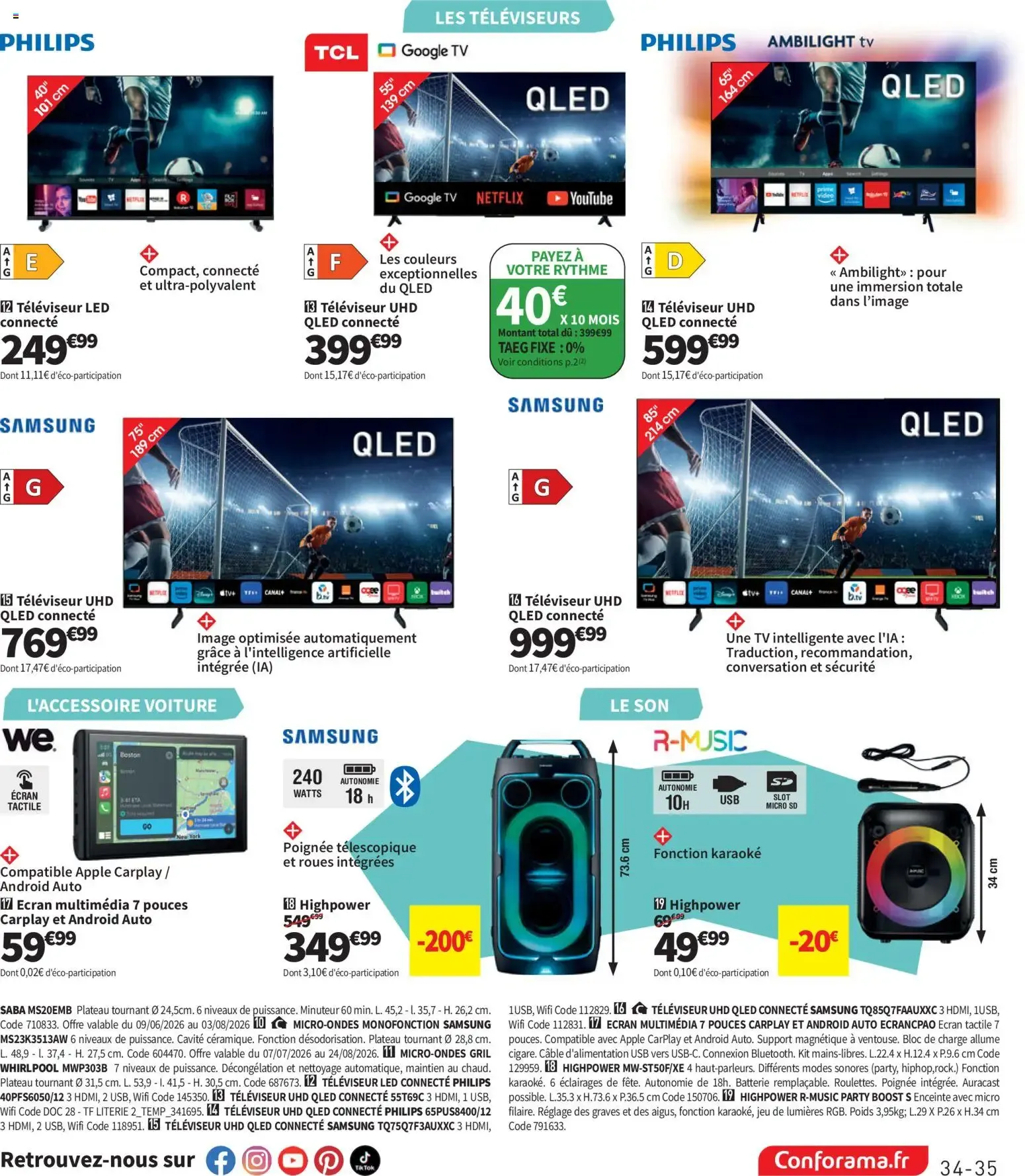 Conforama - Dormez Confo: La Grande Literie du 7 juillet au 3 août 2026 - Catalogue page 35