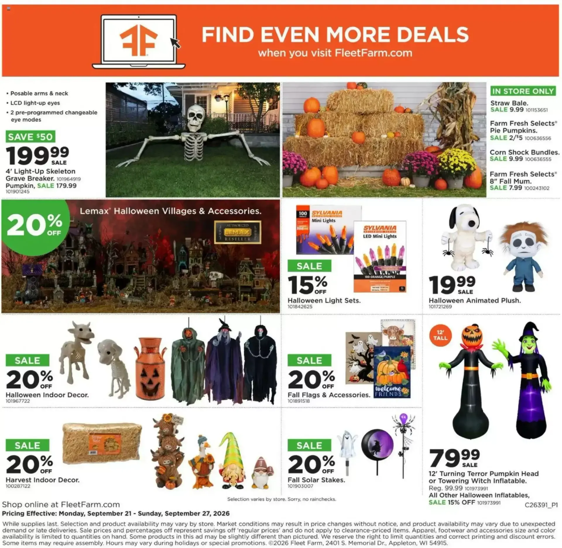Weekly ad Fleet Farm - Your Bird Feed Headquarters from September 21 to September 27 2026 - Page 23