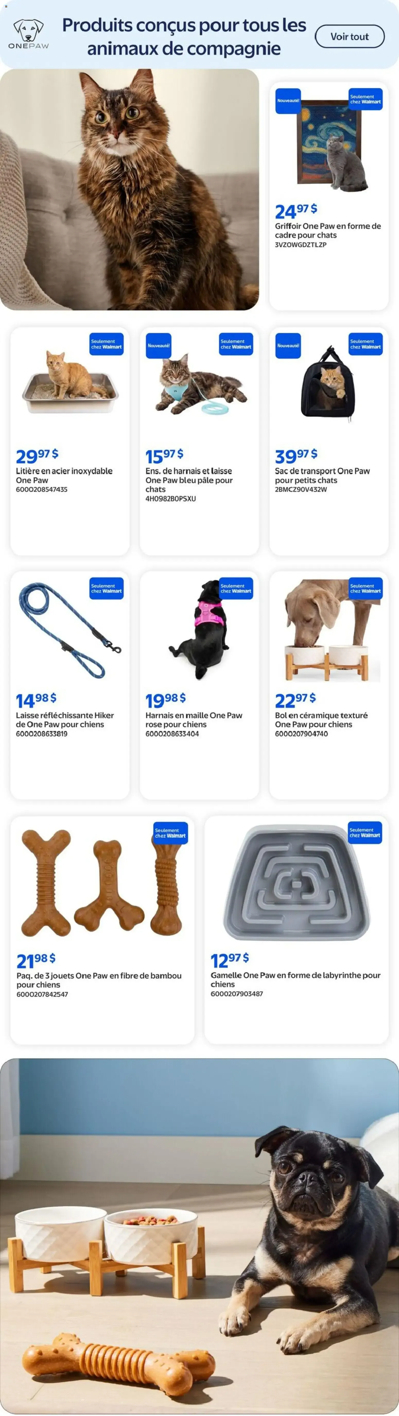 Walmart circulaire - La promo pour animaux from Aug 27, 2026 > weekly specials & deals from August 27 to September 2 2026 - flyer page 7