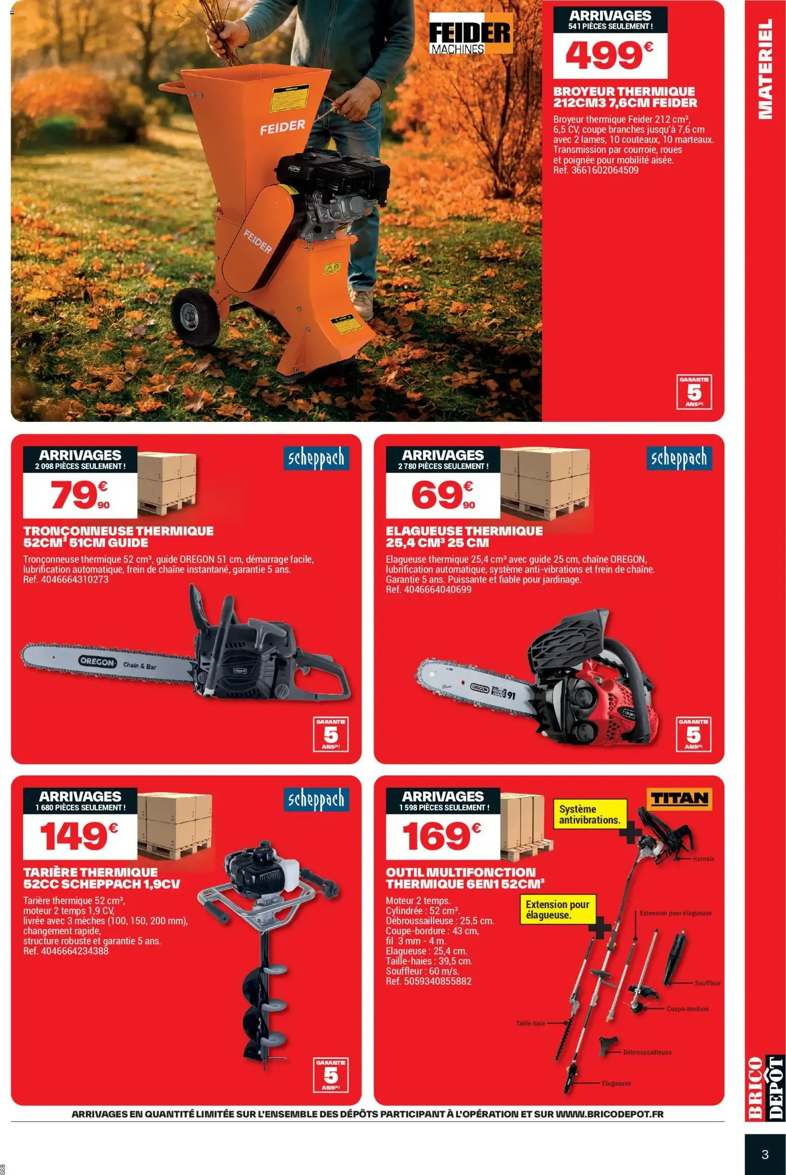 Brico Dépôt catalogue à partir du 11/09/2026 - promo en ligne du 11 septembre au 24 septembre 2026 - Catalogue page 3