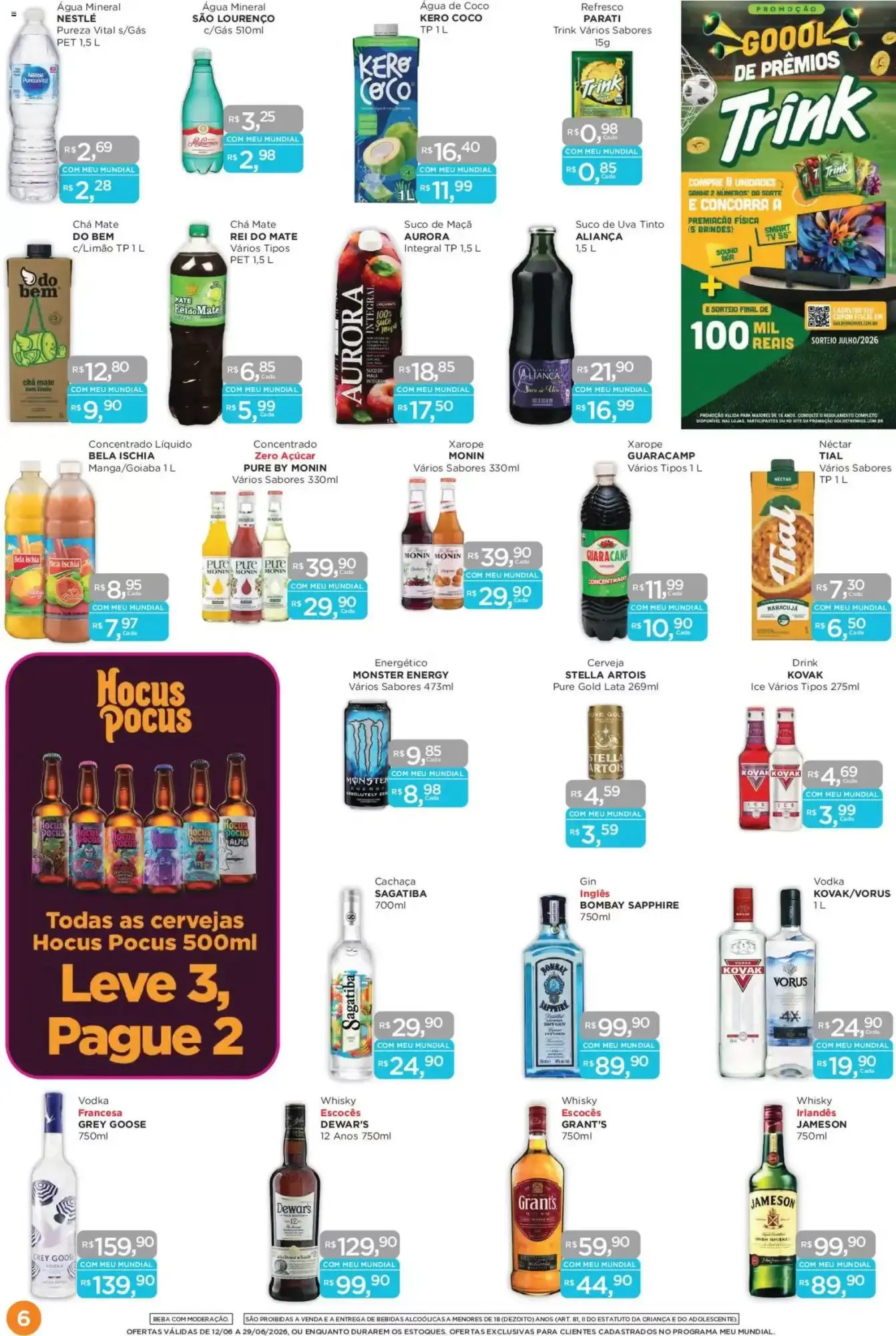 Encarte de Mundial de Ofertas - Show de Bola 12 de junho até 29 de junho 2026 - Pagina 6