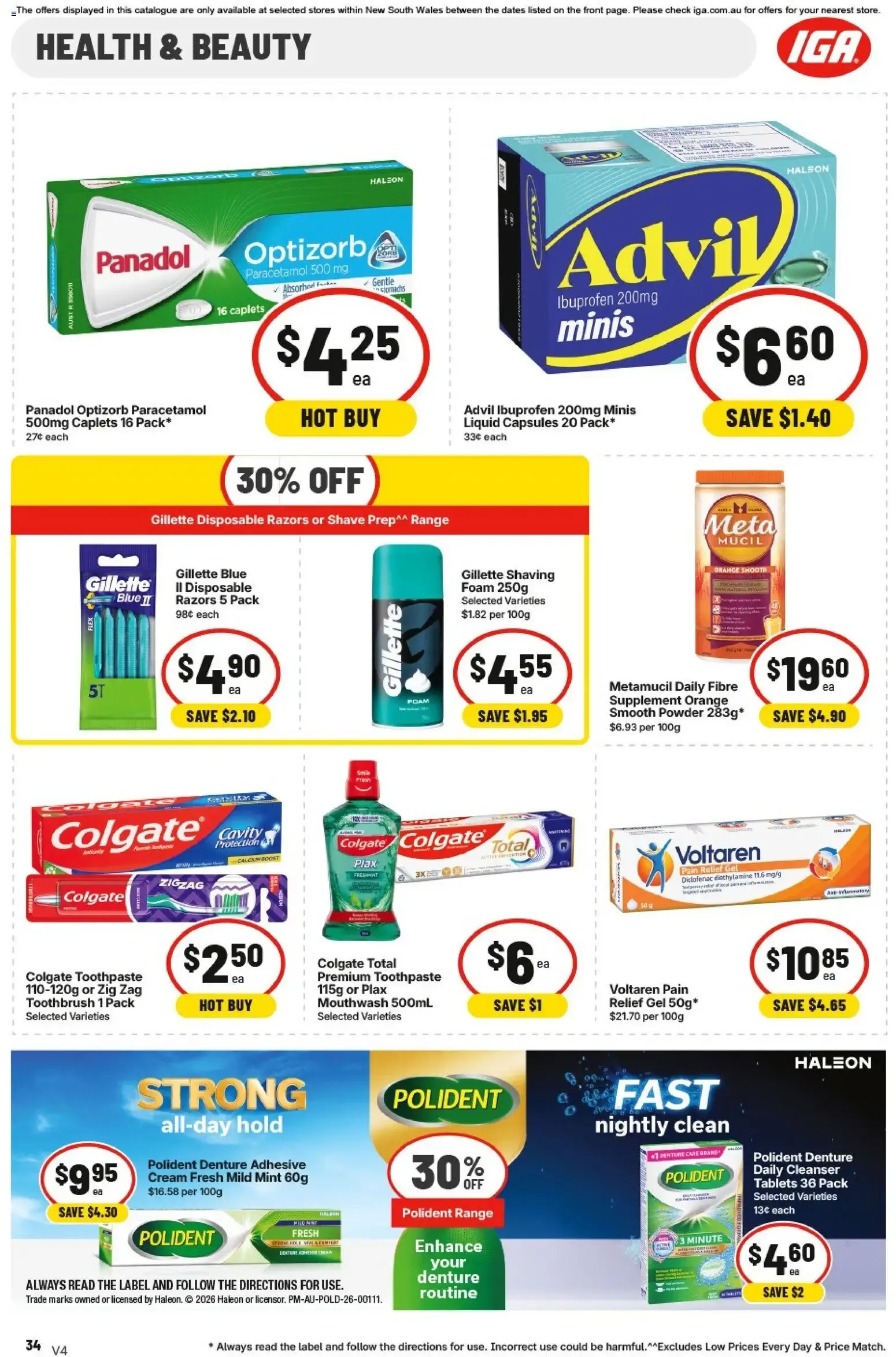 IGA Extra Specials: OMO Ultimate Laundry - Catalogue valid from 28 October to 3 November 2026 - page 36