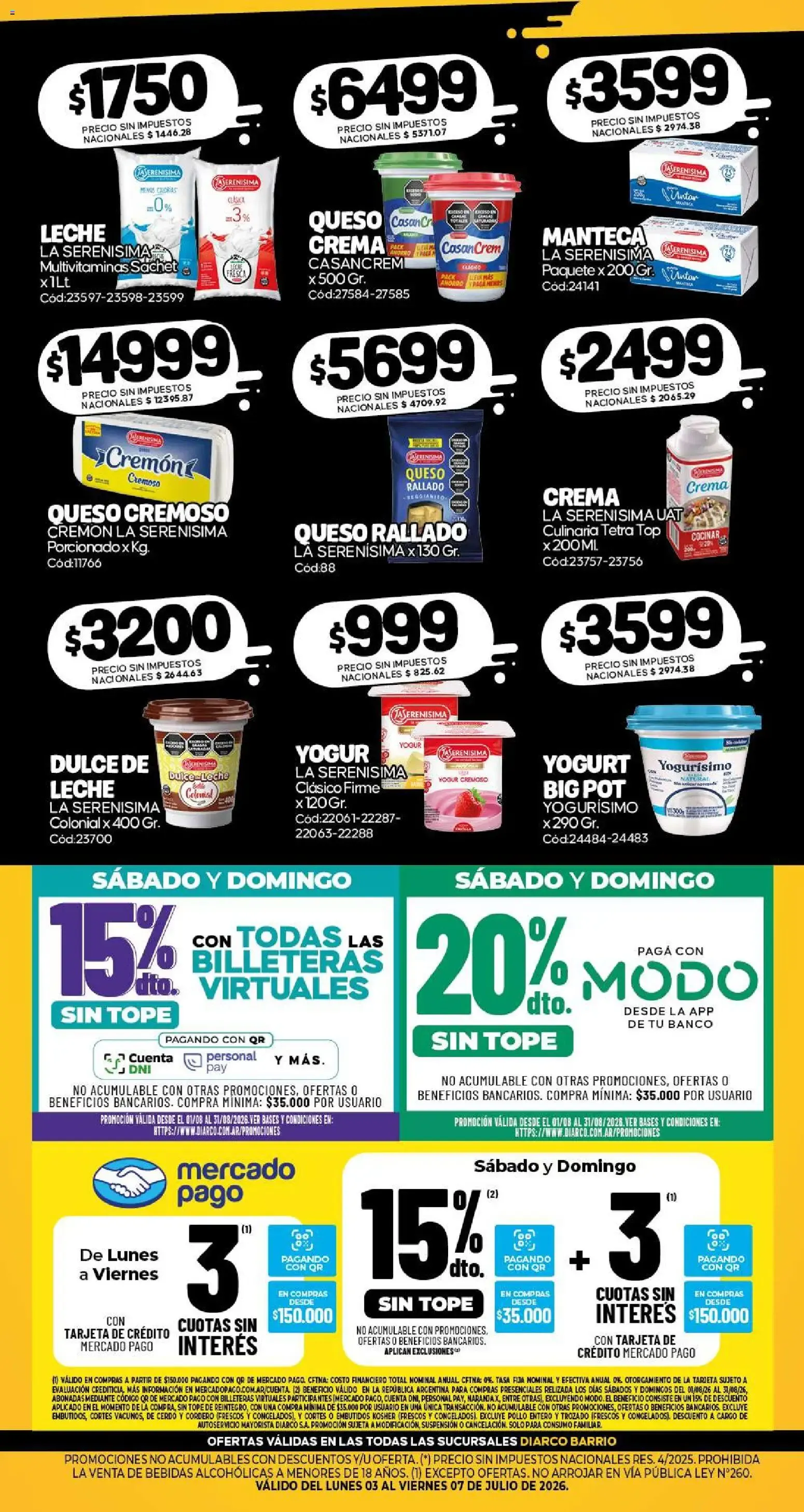 Ofertas de Diarco - Especial Locura De Precios del 03/08/2026 - 07/08/2026 3 de agosto al 7 de agosto 2026 - Página 2 del catálogo