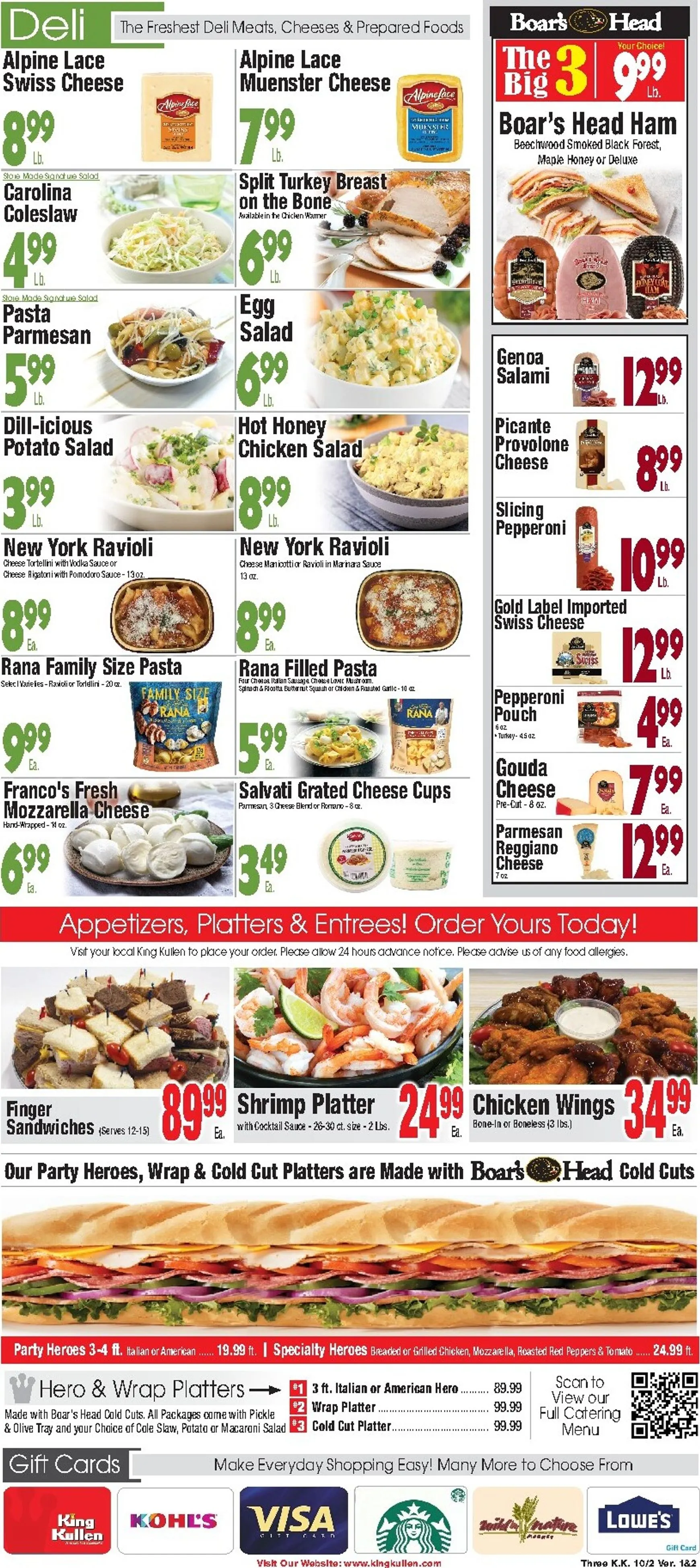 Weekly ad Current King Kullen leaflet valid from Friday 10/02/2026 to Thursday 10/08/2026 from October 2 to October 8 2026 - Page 3