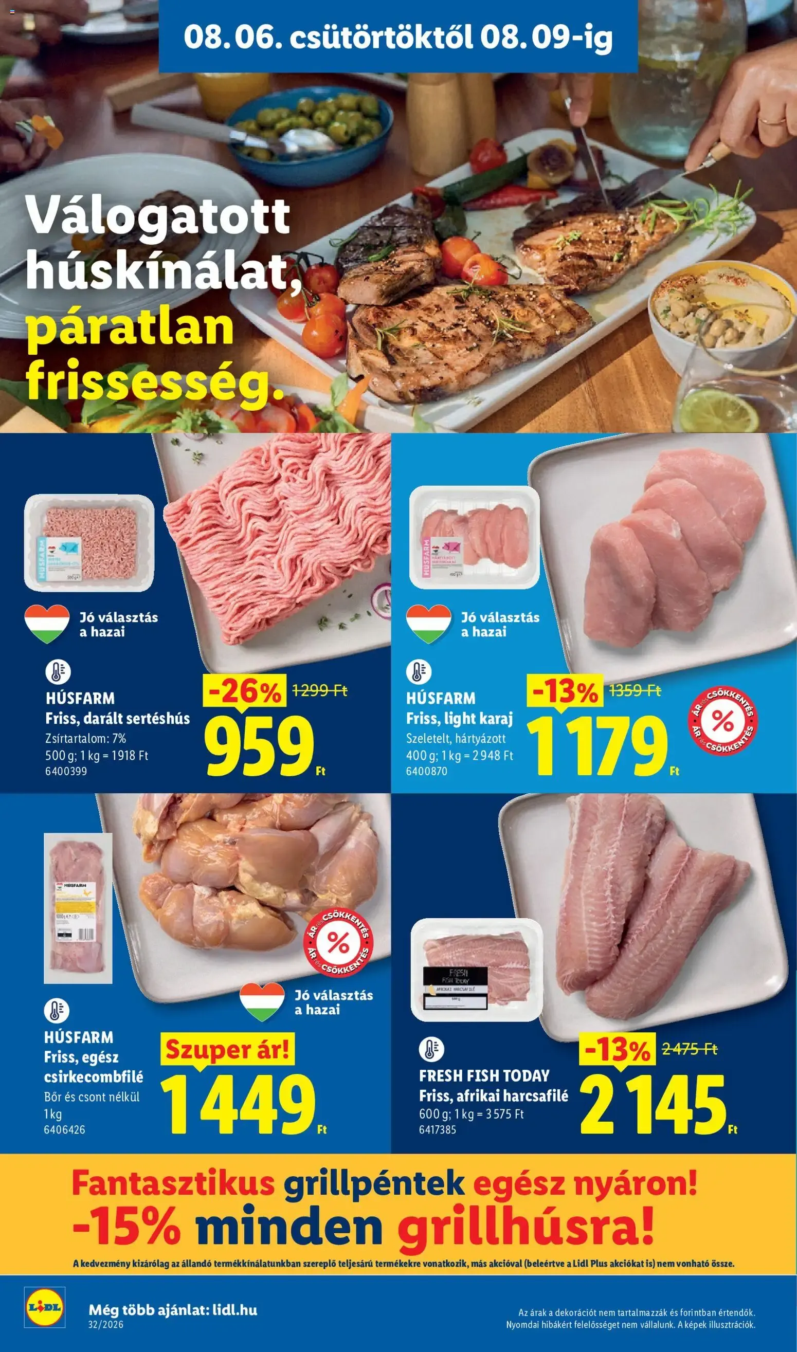 Katalógus Lidl akciós újság - 2026.08.06. -tól/töl > akció, lapozható szórólap 🛍️ augusztus 6.-tól augusztus 12.-ig 2026. - Oldal 8