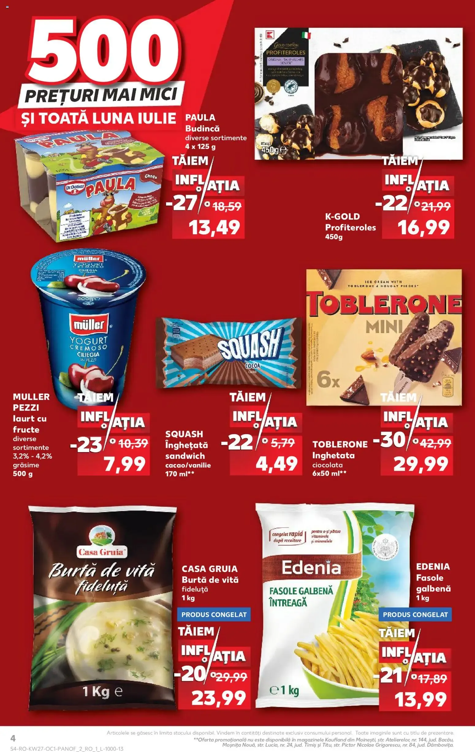Catalog Kaufland Catalog Tăiem inflația 01.07.2026 - Revista si Oferta de la 1 iulie până la 4 august 2026 - Revista Pagina 4