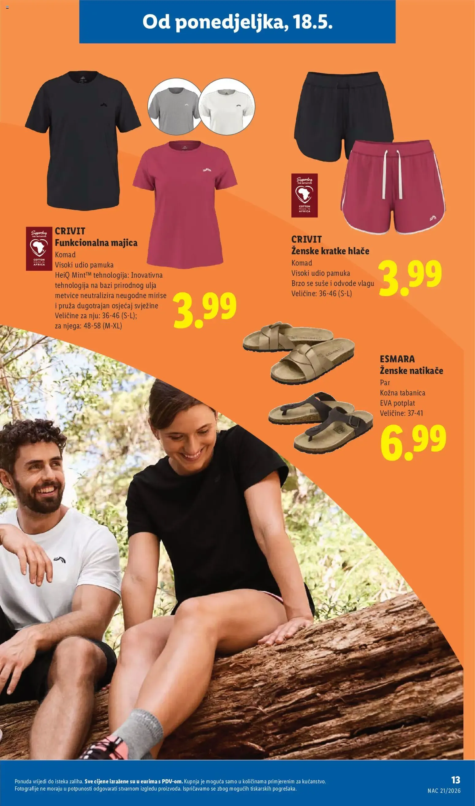Katalog Lidl CRIVIT Find your move novi od 18.05.2026 na listanje > letak digitalni od 18. svibnja do 31. kolovoza 2026. - Pregled Stranica 13