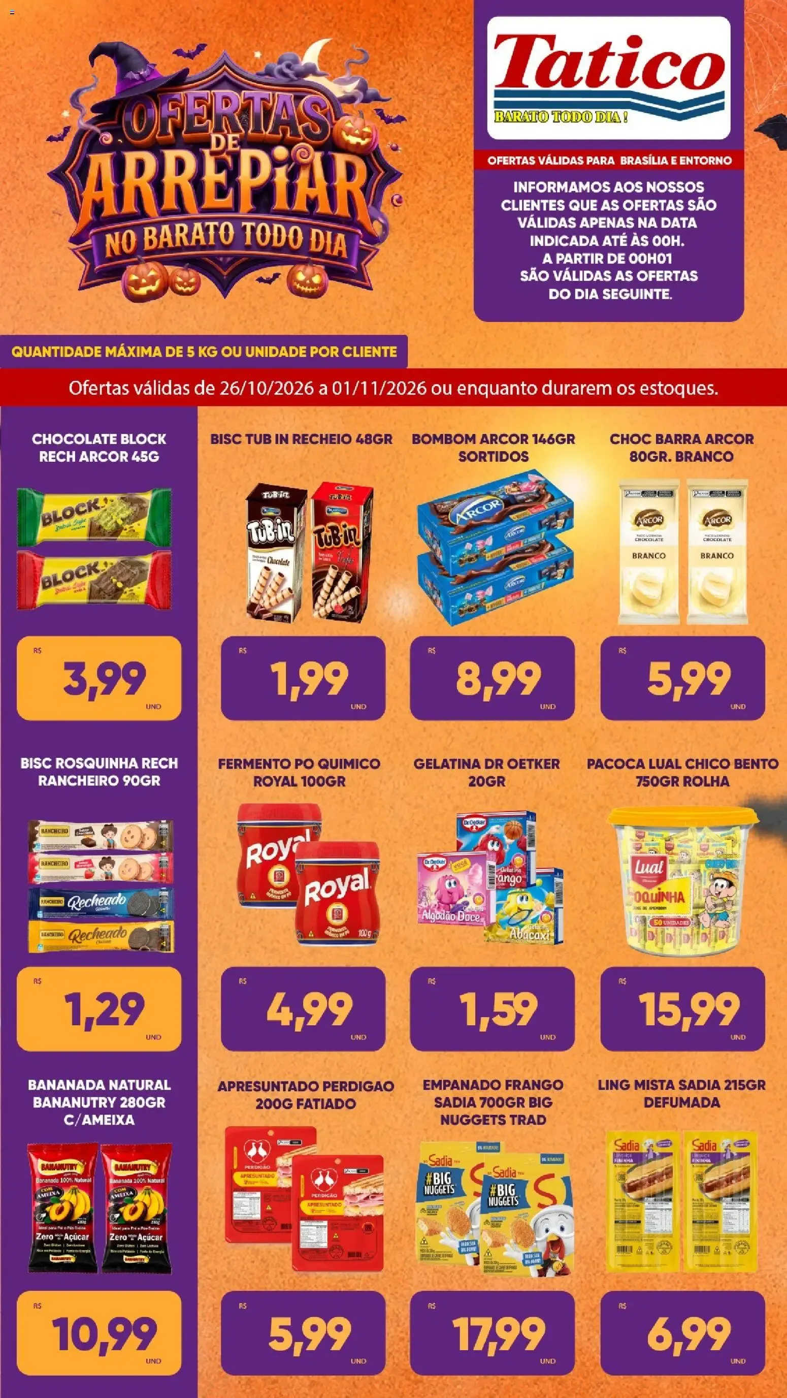 Encarte de Tatico - Ofertas da semana de 26/10/2026 | Promoções Online 26 de outubro até 1 de novembro 2026 - Pagina 5