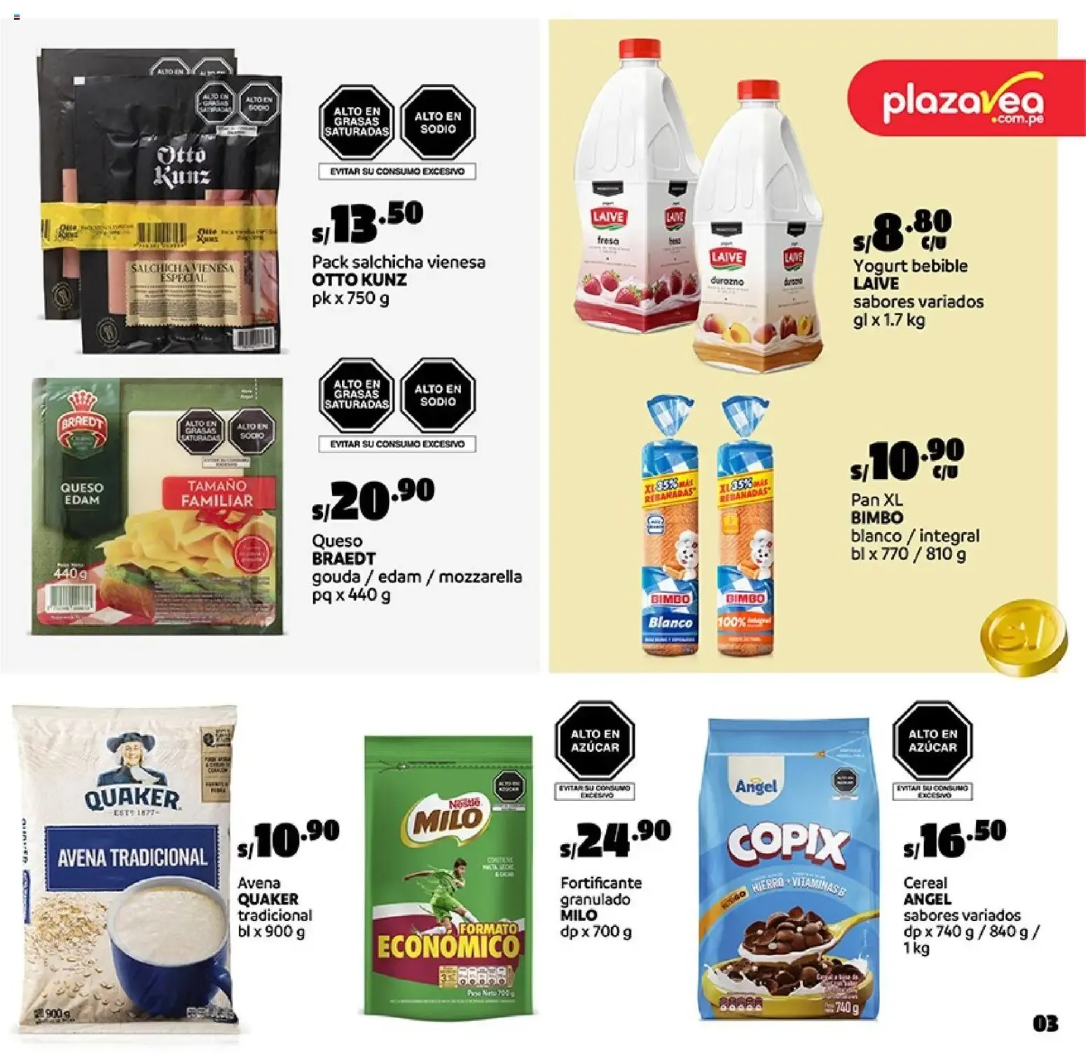 Catalogo de Catálogo Plaza Vea - INSERTO PRODUCTOS GRANDES, PRECIOS PEQUEÑOS online del 17/08/2026 17 de agosto al 31 de agosto 2026 - Pag 3