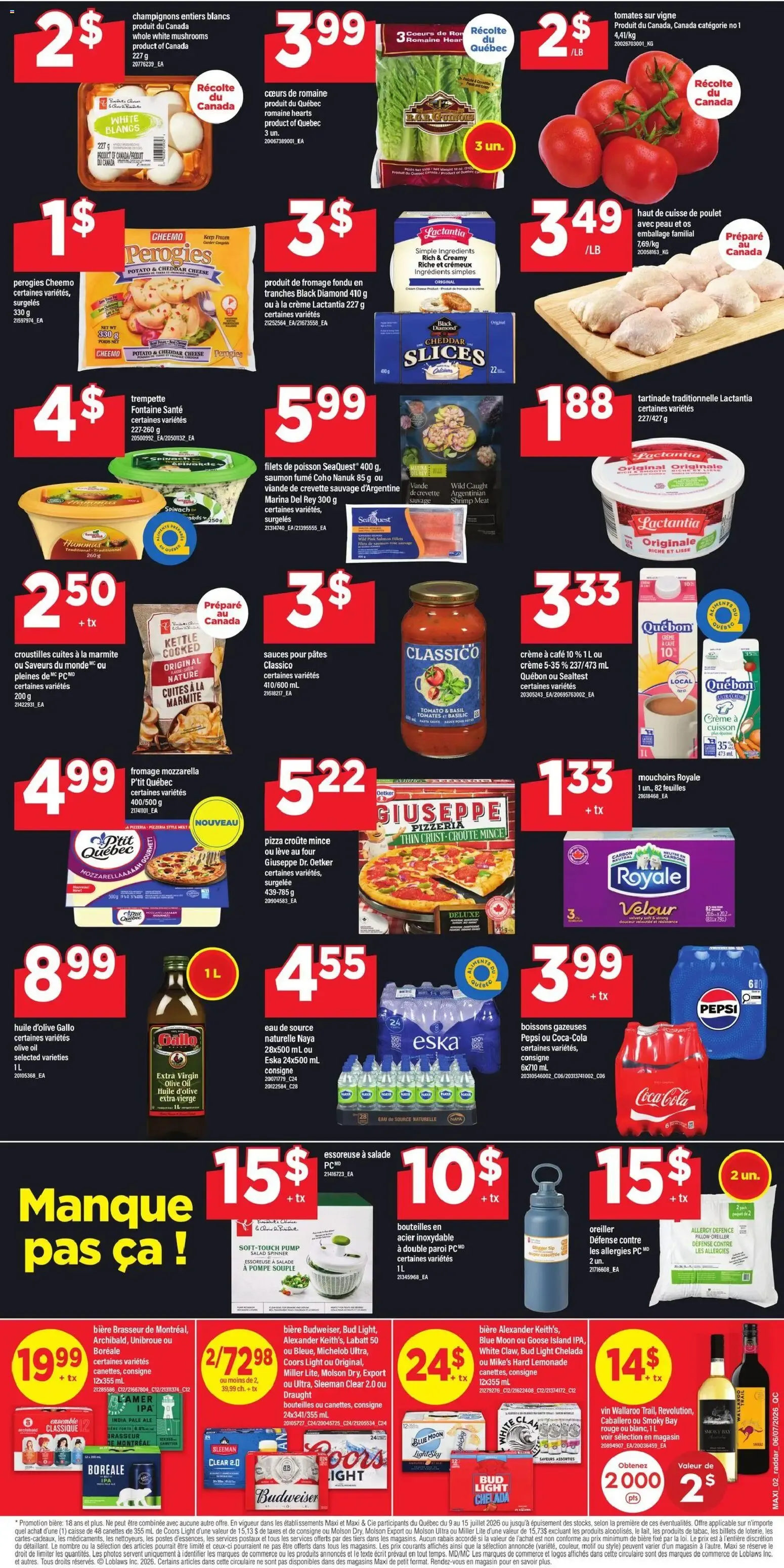 Maxi weekly flyer / circulaire from Jul 9, 2026 > weekly specials & deals from July 9 to July 15 2026 - flyer page 2