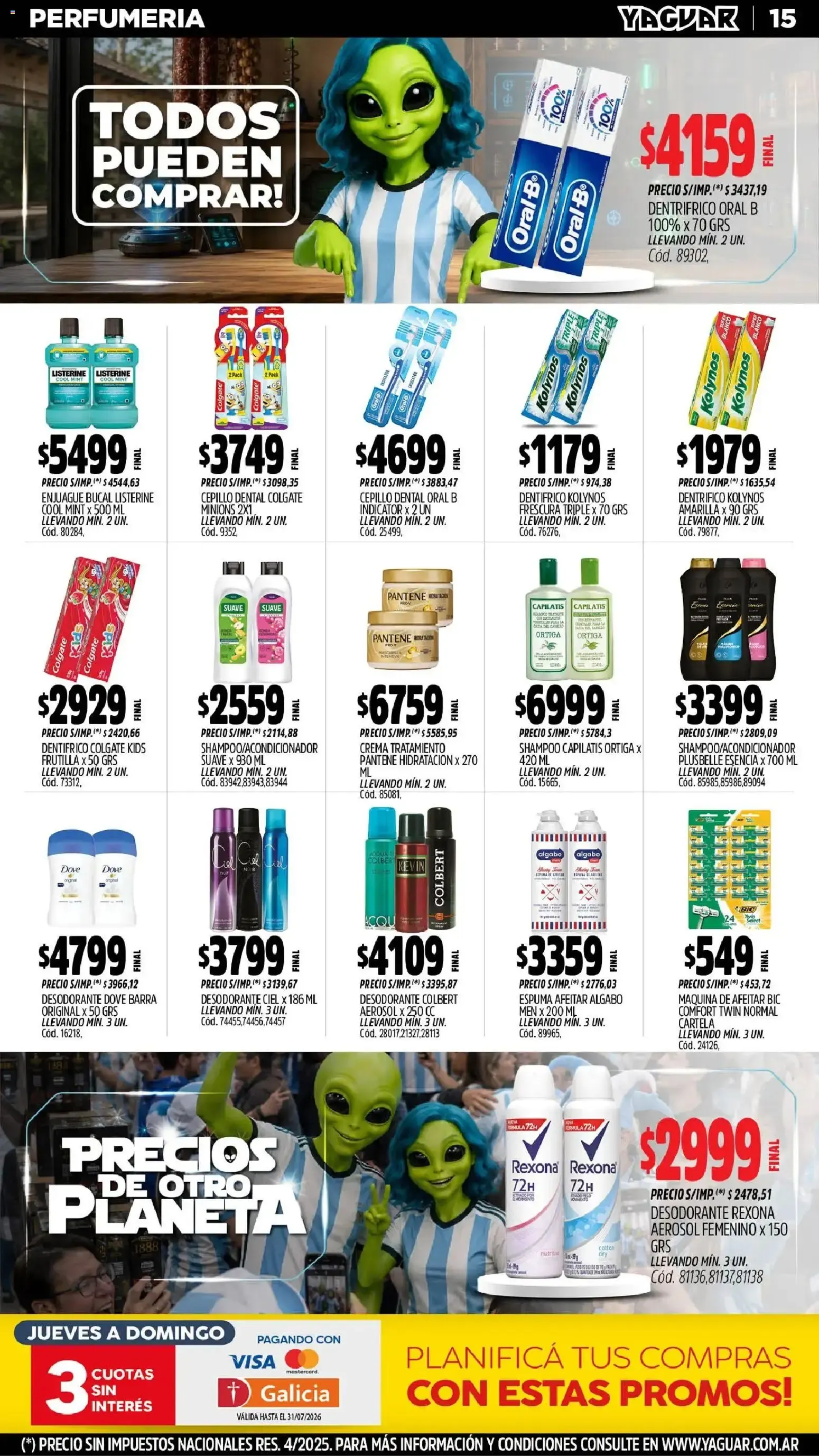 Ofertas de Yaguar - Oferta Semanal Misiones del 29/06/2026 - 05/07/2026 29 de junio al 5 de julio 2026 - Página 16 del catálogo