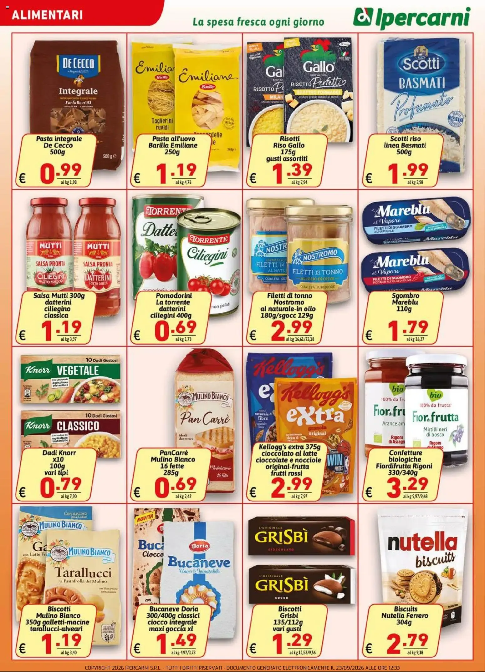 Ipercarni volantino dal 23/09/2026 - online Offerte da 23 settembre a 1 ottobre di 2026 - Pagina del volantino 10