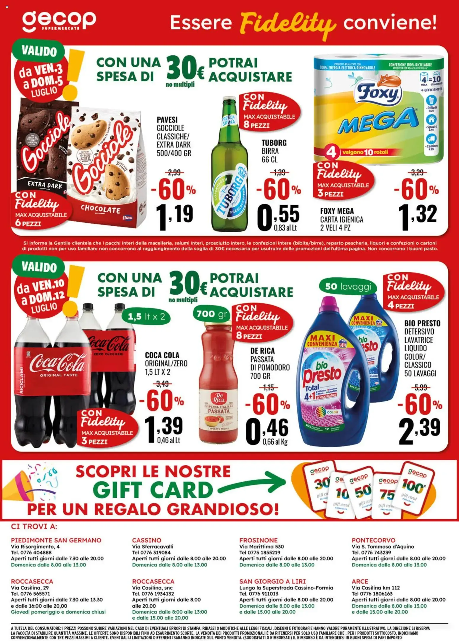 Gecop Fidelity in Sottocosto da 29 giugno a 12 luglio di 2026 - Pagina del volantino 20