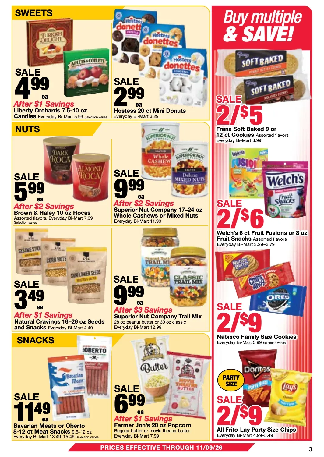 Weekly ad Current Bi-Mart leaflet valid from Tuesday 10/27/2026 to Monday 11/09/2026 from October 27 to November 9 2026 - Page 3