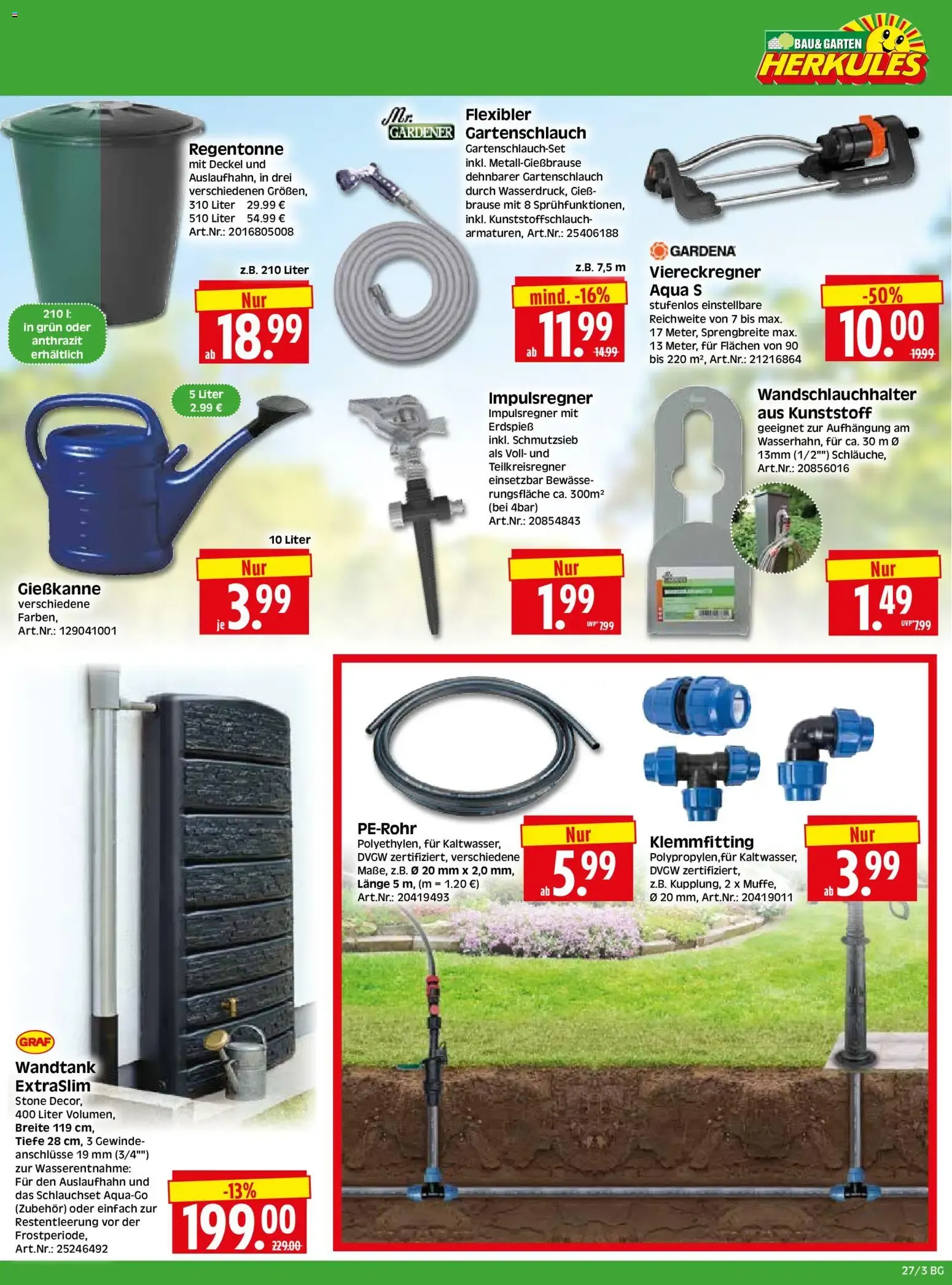 HERKULES Bau & Garten (ab 29.06.2026) zum Blättern von 29. Juni bis 4. Juli 2026 - Prospekt seite 3