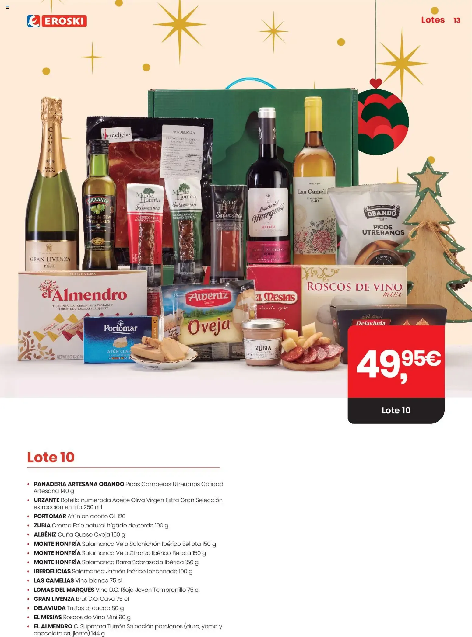 Catálogo de Eroski Navidad 2026 Lotes y Cestas 15 de octubre al 7 de enero 2027 - Página 13