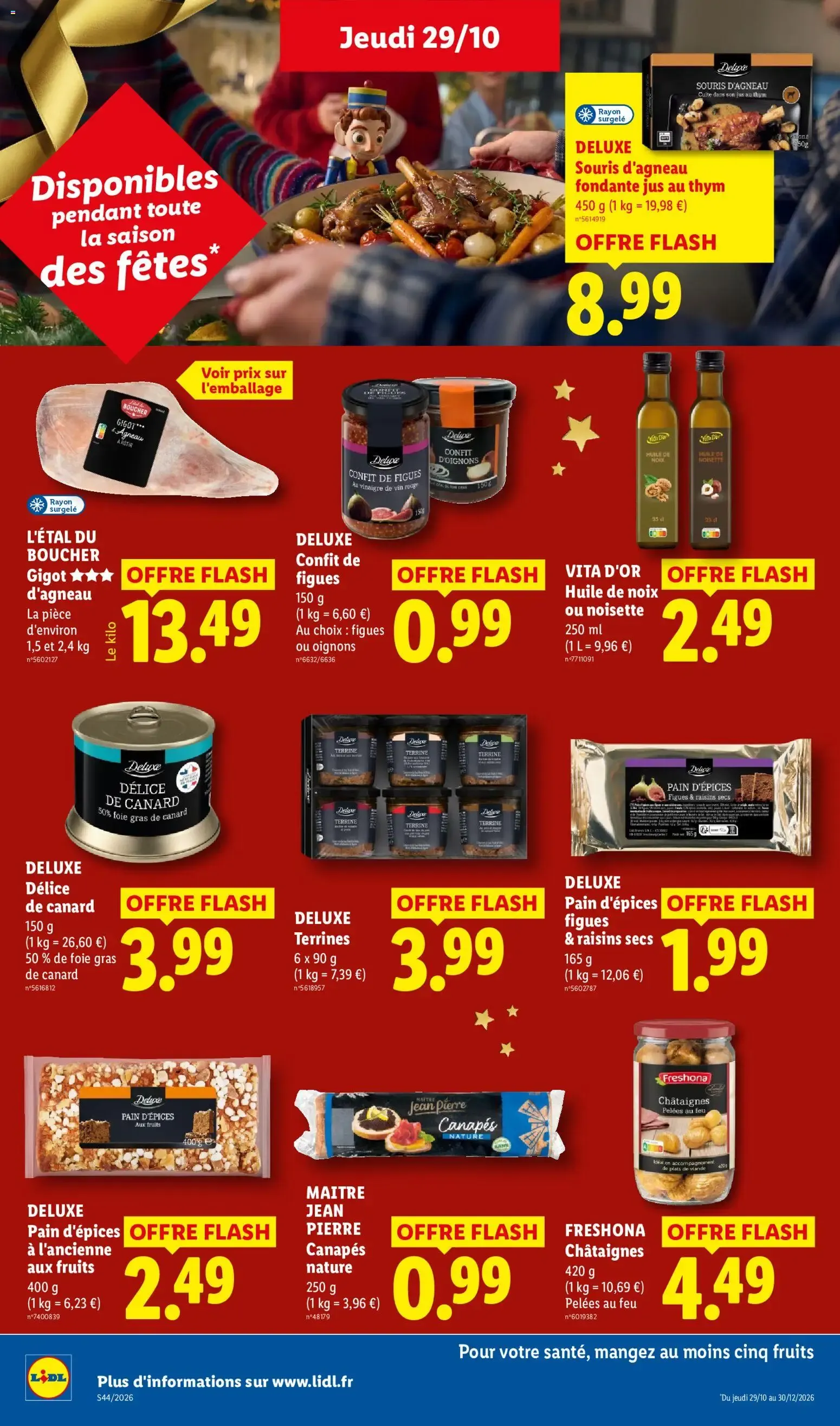 LIDL: Faites briller les fêtes à prix minis ! du 29 octobre au 4 novembre 2026 - Catalogue page 24