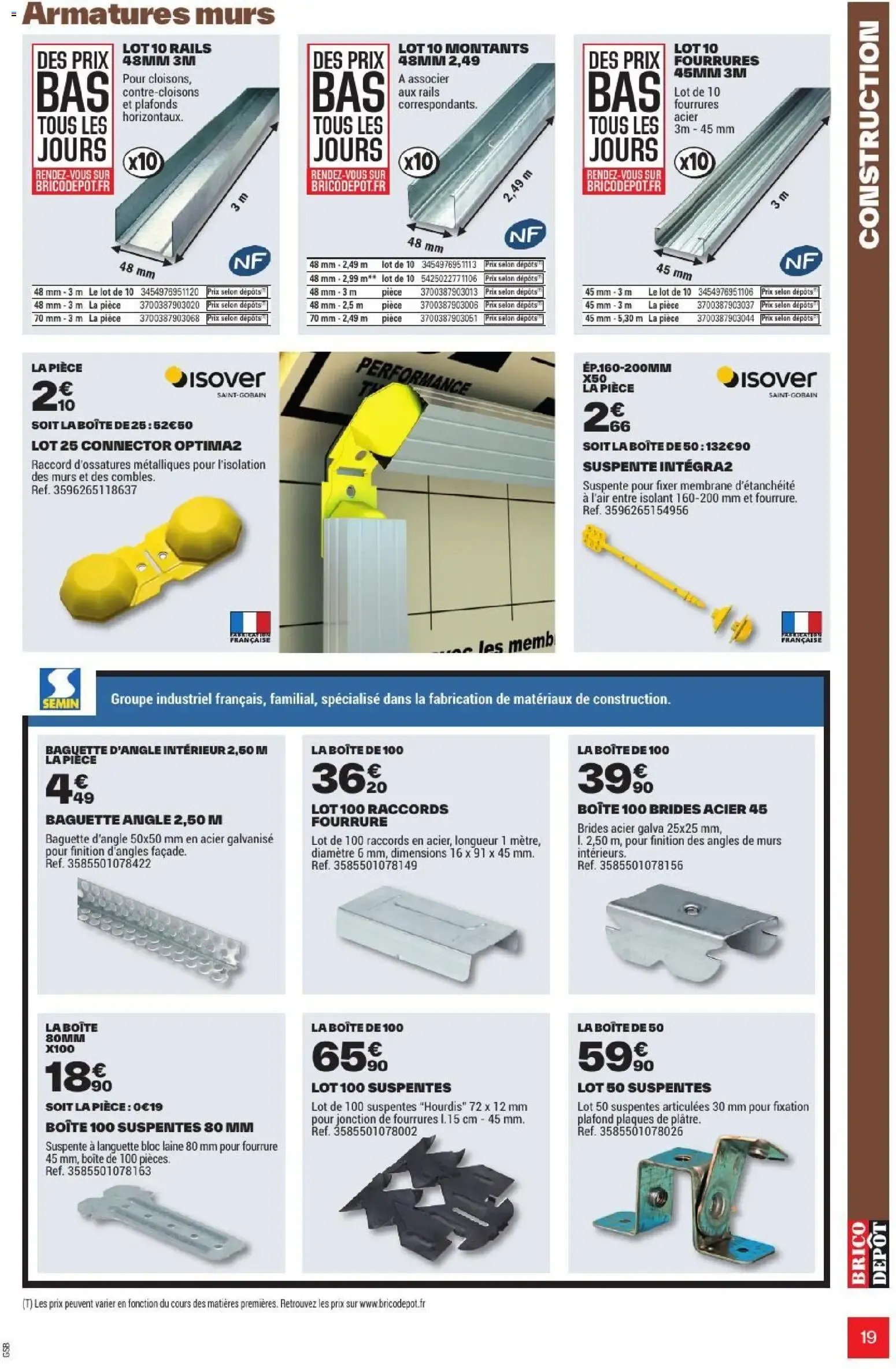 L'OFFICIEL DU BRICOLAGE - Automne du 17 septembre au 1 octobre 2026 - Catalogue page 19