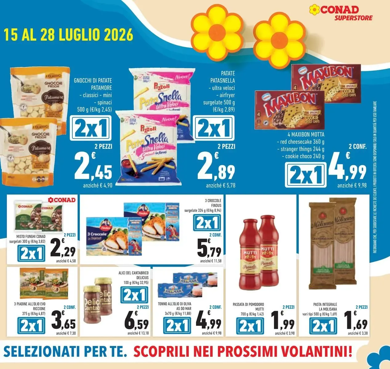 Conad Superstore: Pronti, Partenza Bis - Prendi 2, Paghi 1 da 15 luglio a 28 luglio di 2026 - Pagina del volantino 5