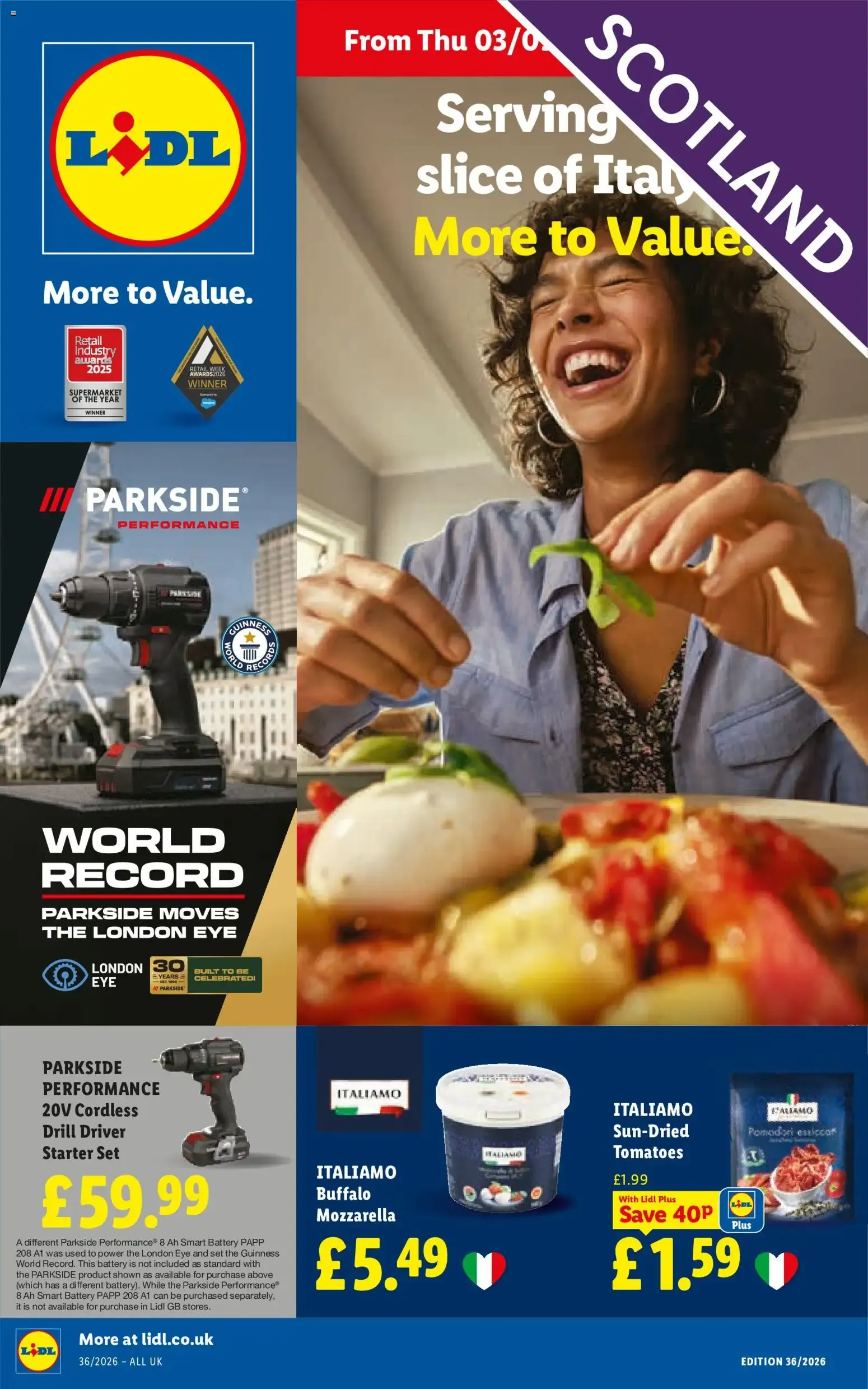 Weekly offers Lidl Scotland (03/09/2026 - 09/09/2026) - Offers Online from 3 September to 9 September 2026 - Catalogue Page 1