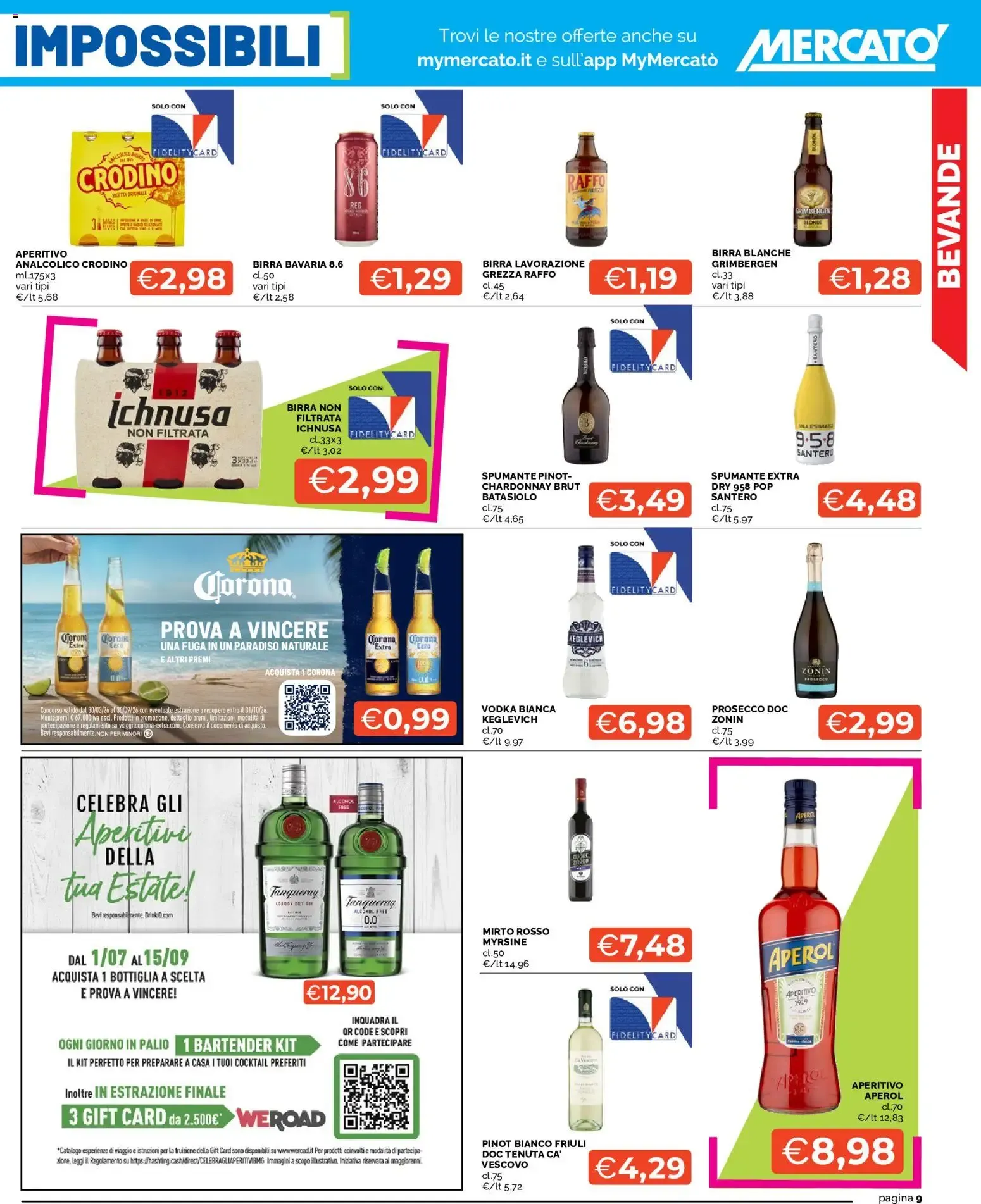 Mercatò volantino dal 13/08/2026 - online Offerte da 13 agosto a 23 agosto di 2026 - Pagina del volantino 9