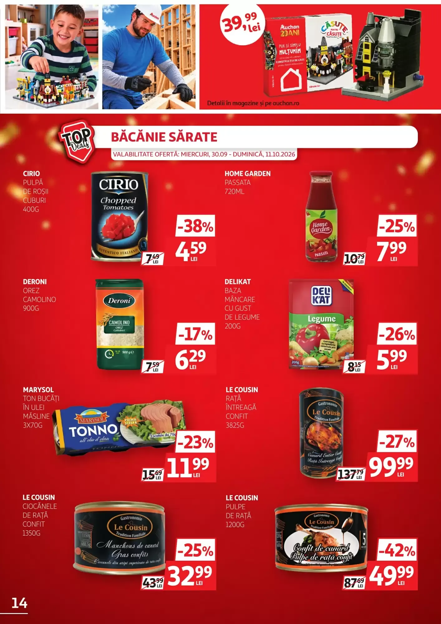 Catalog Catalog Auchan de la 30 septembrie până la 11 octombrie 2026 - Revista Pagina 14