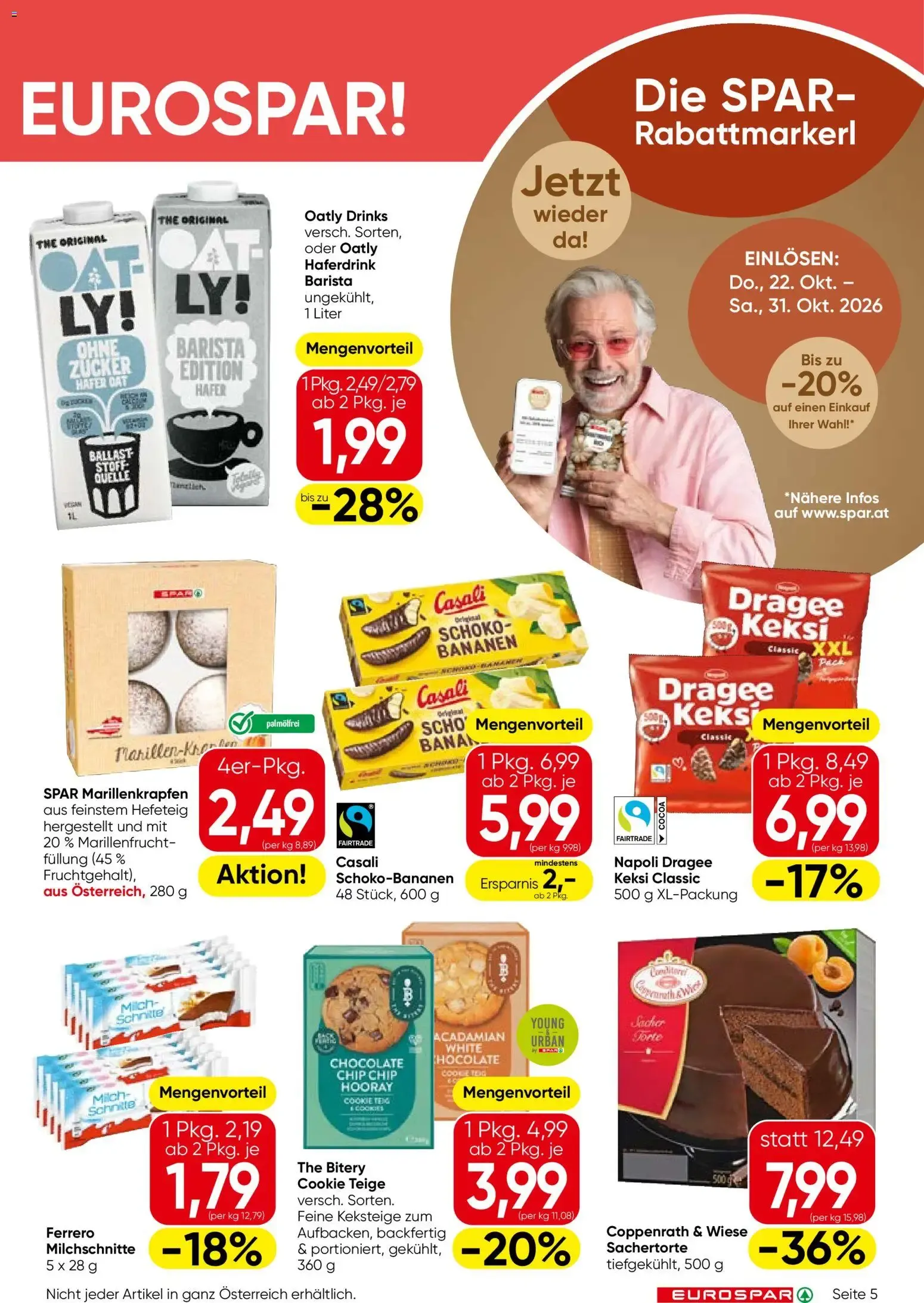 Eurospar Flugblatt von 22.10.2026 - Aktuelle Angebote von 22. Oktober bis 4. November 2026 - Flugblätt seite  5