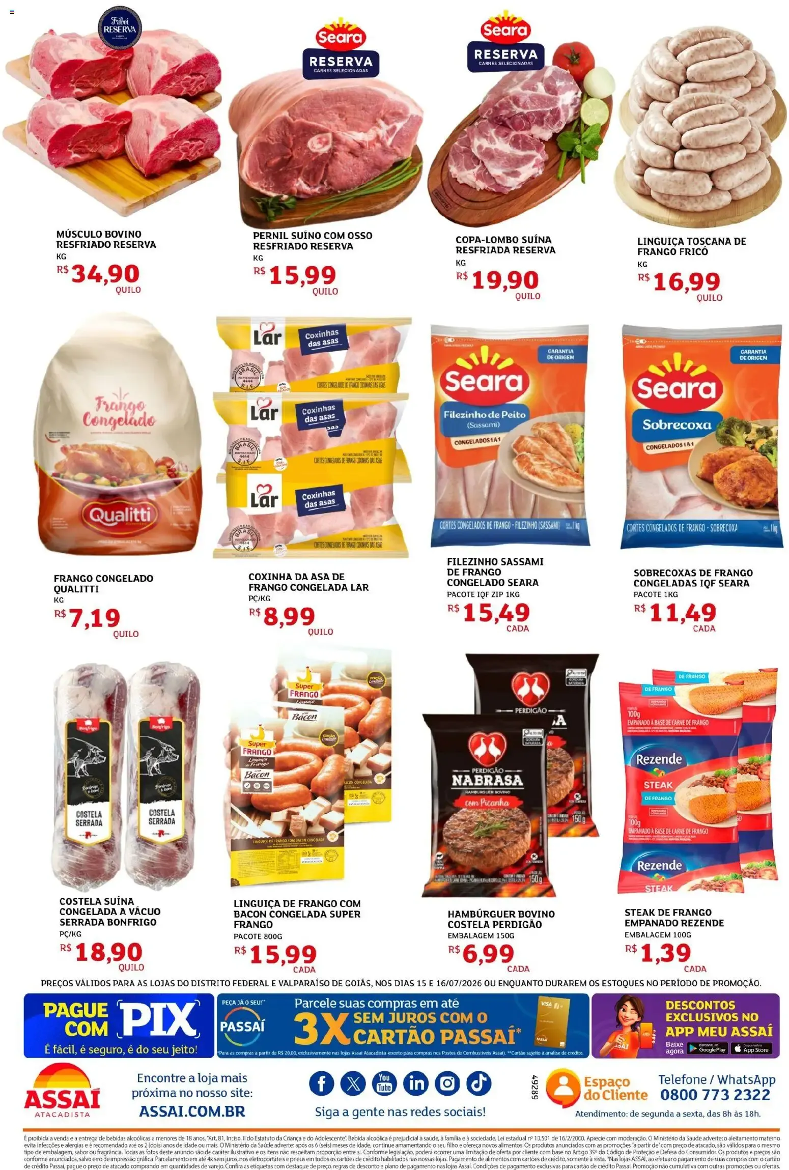 Encarte de Assaí Atacadista ofertas - DF de 15/07/2026 | Promoções Online 15 de julho até 16 de julho 2026 - Pagina 2