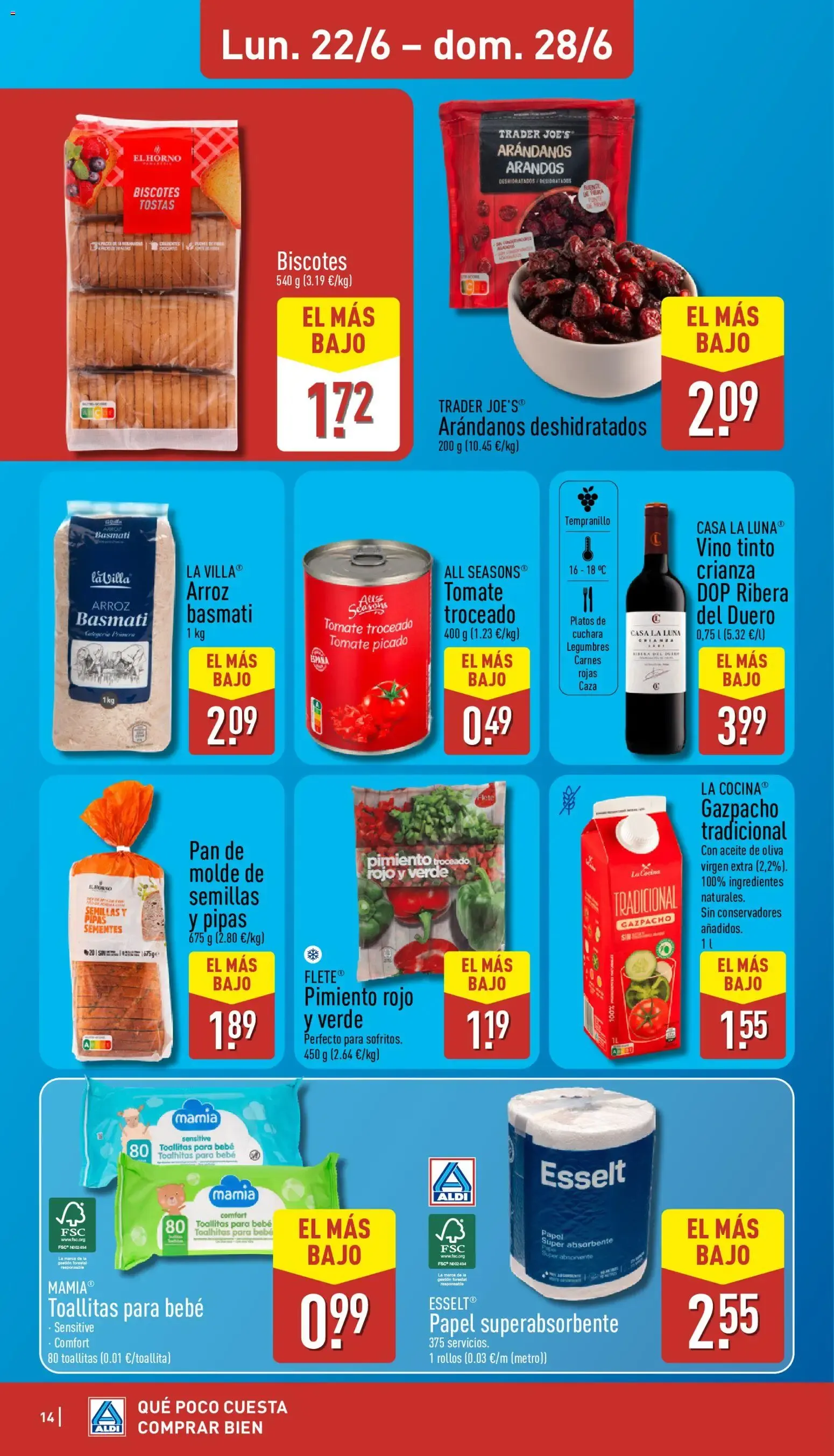 Catálogo de Aldi folleto Canarias del 22/06/2026 | Catálogo 22 de junio al 28 de junio 2026 - Página 14