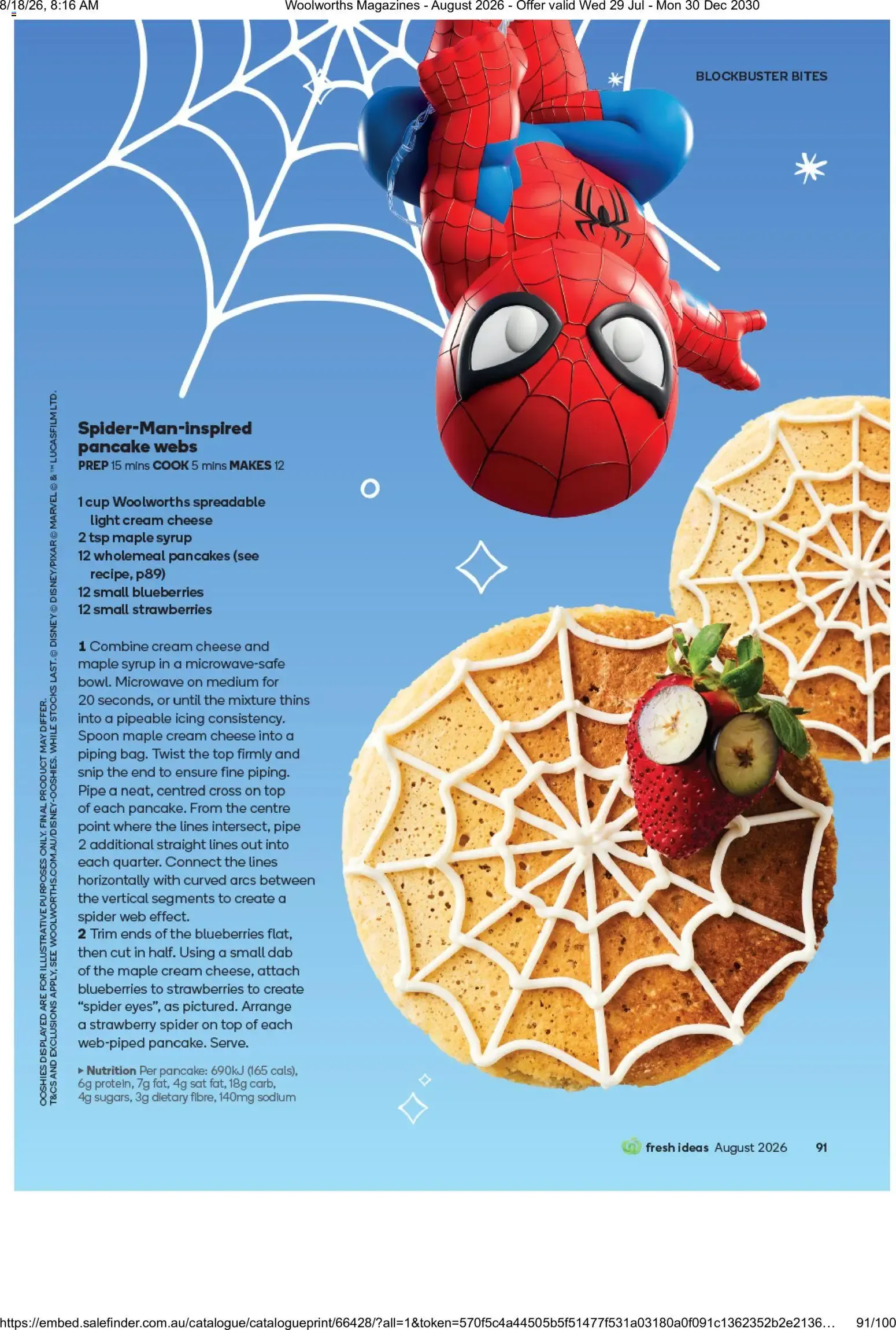 Woolworths Fresh Ideas - August 2026 - Catalogue valid from 29 July to 30 December 2030 - page 91