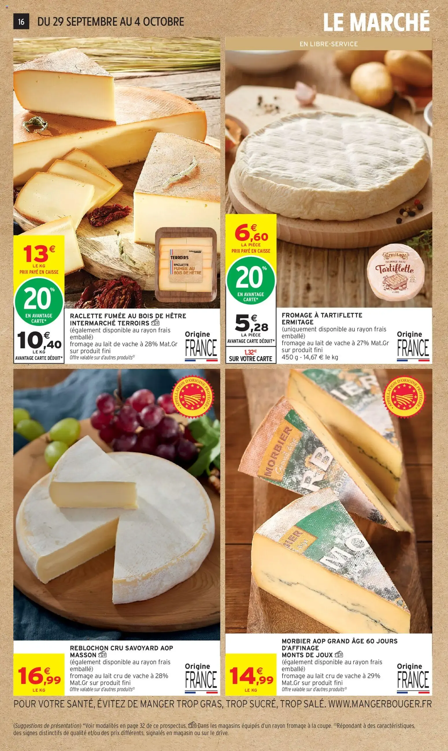 Intermarché - Anniversaire: 100% remboursés en bons d'achat du 29 septembre au 11 octobre 2026 - Catalogue page 16