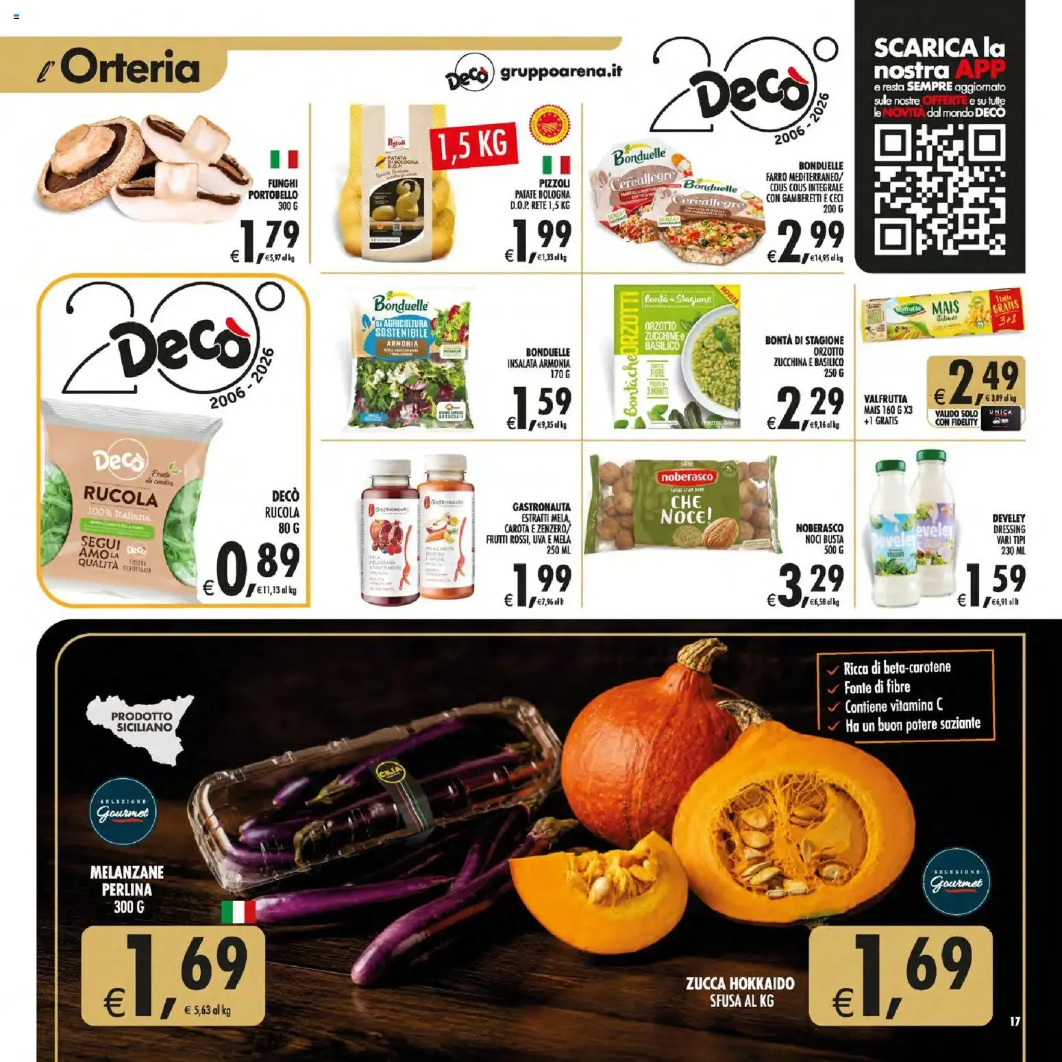 Nuovo Decò volantino Gourmet Sicilia dal 01/09/2026 > offerte anteprima 🛍️ da 1 settembre a 10 settembre di 2026 - Pagina del volantino 17