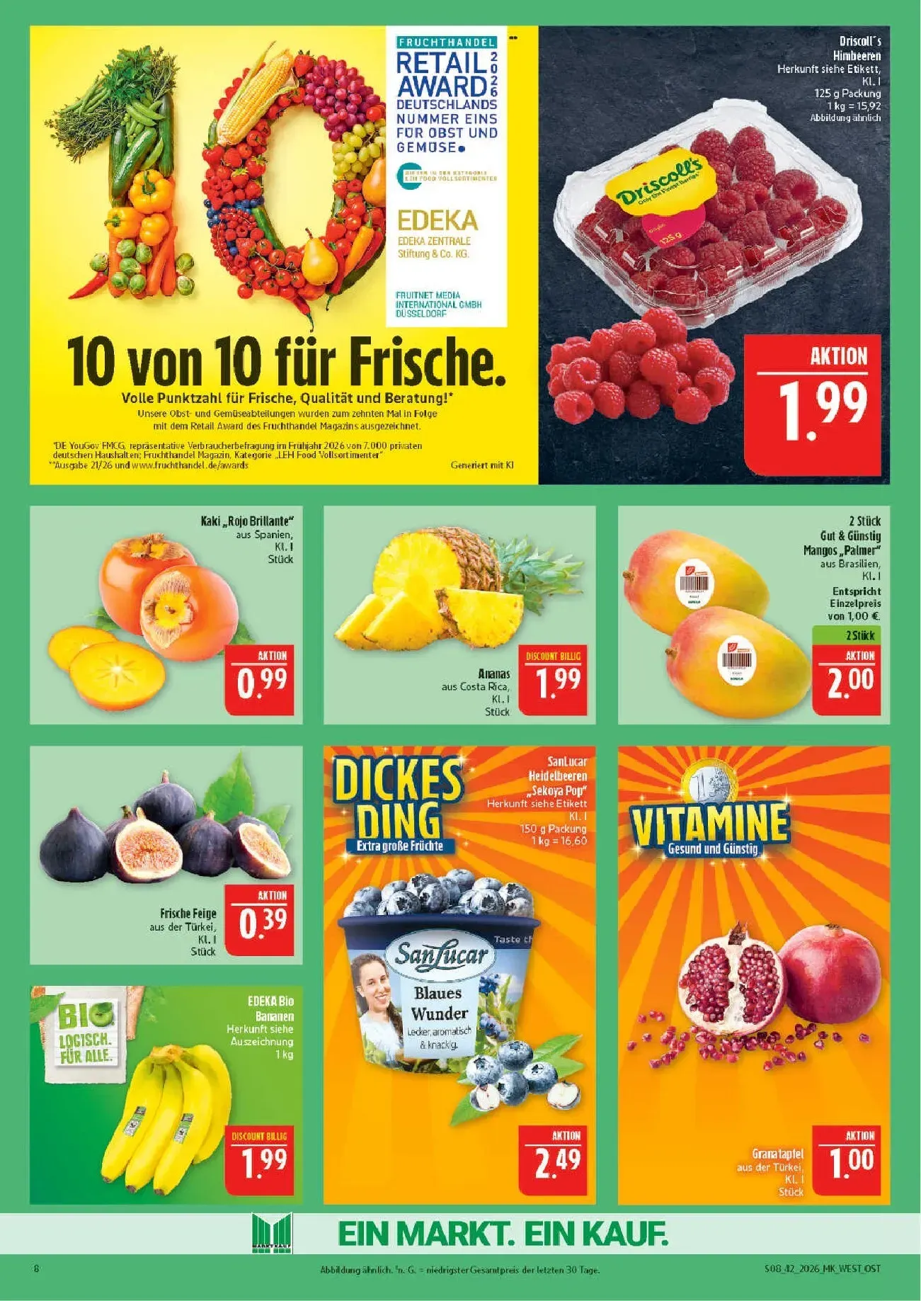 Marktkauf Prospekt – von Montag 12.10.2026 bis Samstag 17.10.2026 von 12. Oktober bis 17. Oktober 2026 - Prospekt seite 8
