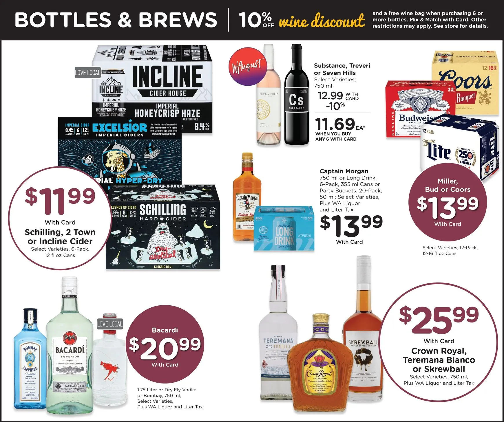Weekly promotion Current QFC leaflet valid from Wednesday 08/12/2026 to Tuesday 08/18/2026 spanning from August 12 to August 18 2026 - Page 10 for Catalogue 365